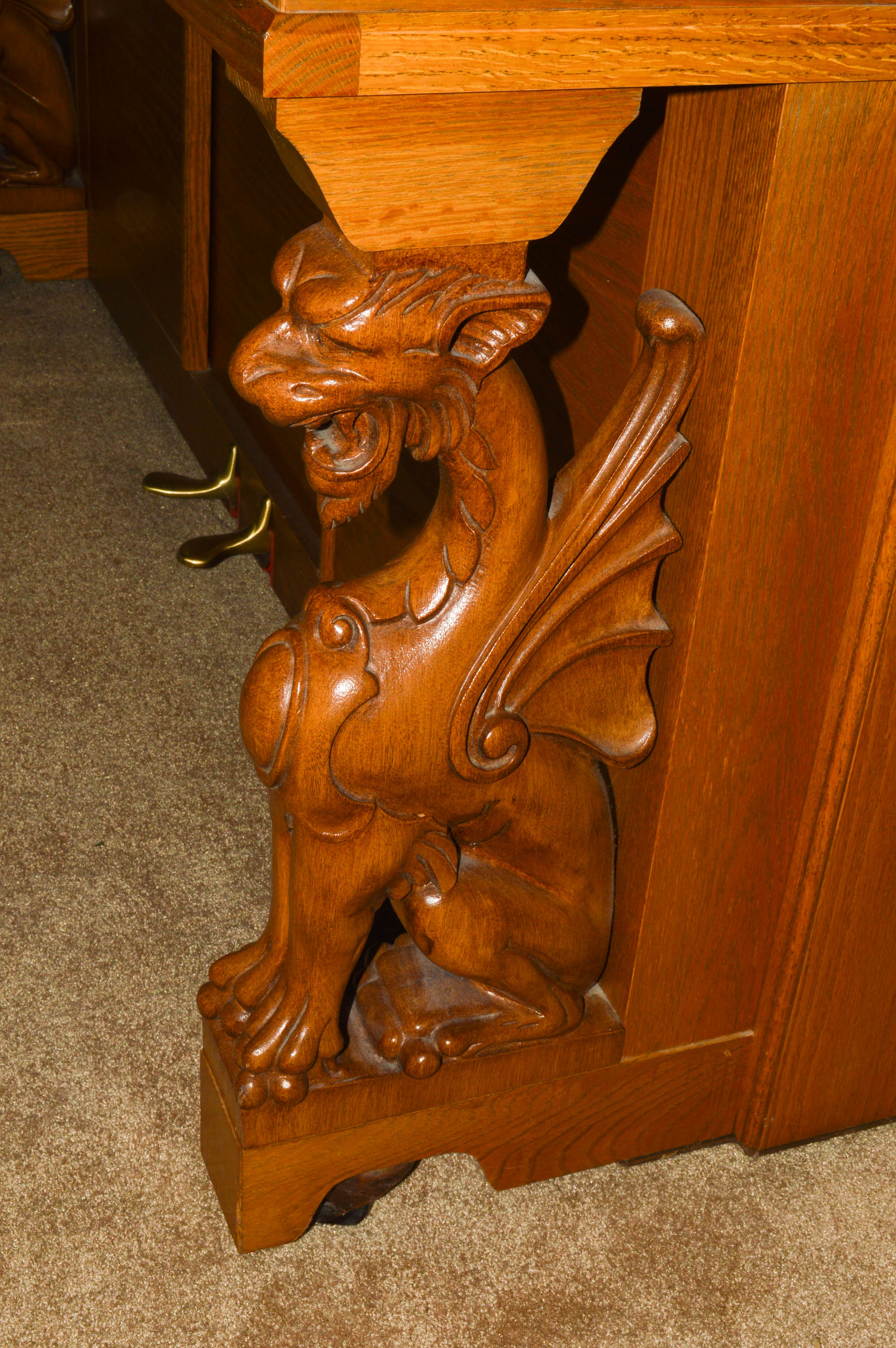 Baldwin Classic Oak Player Piano and Bench