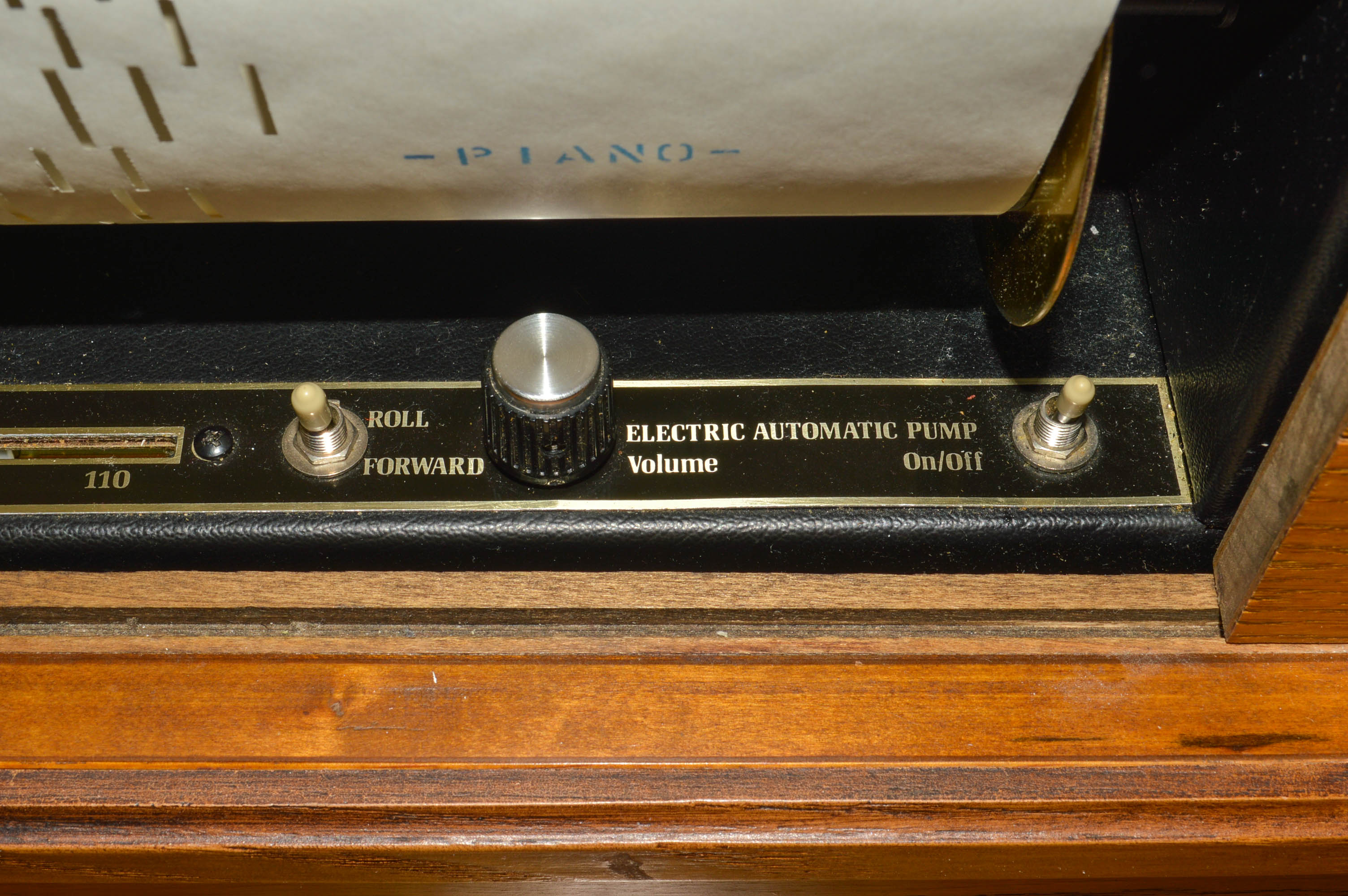 Baldwin Classic Oak Player Piano and Bench