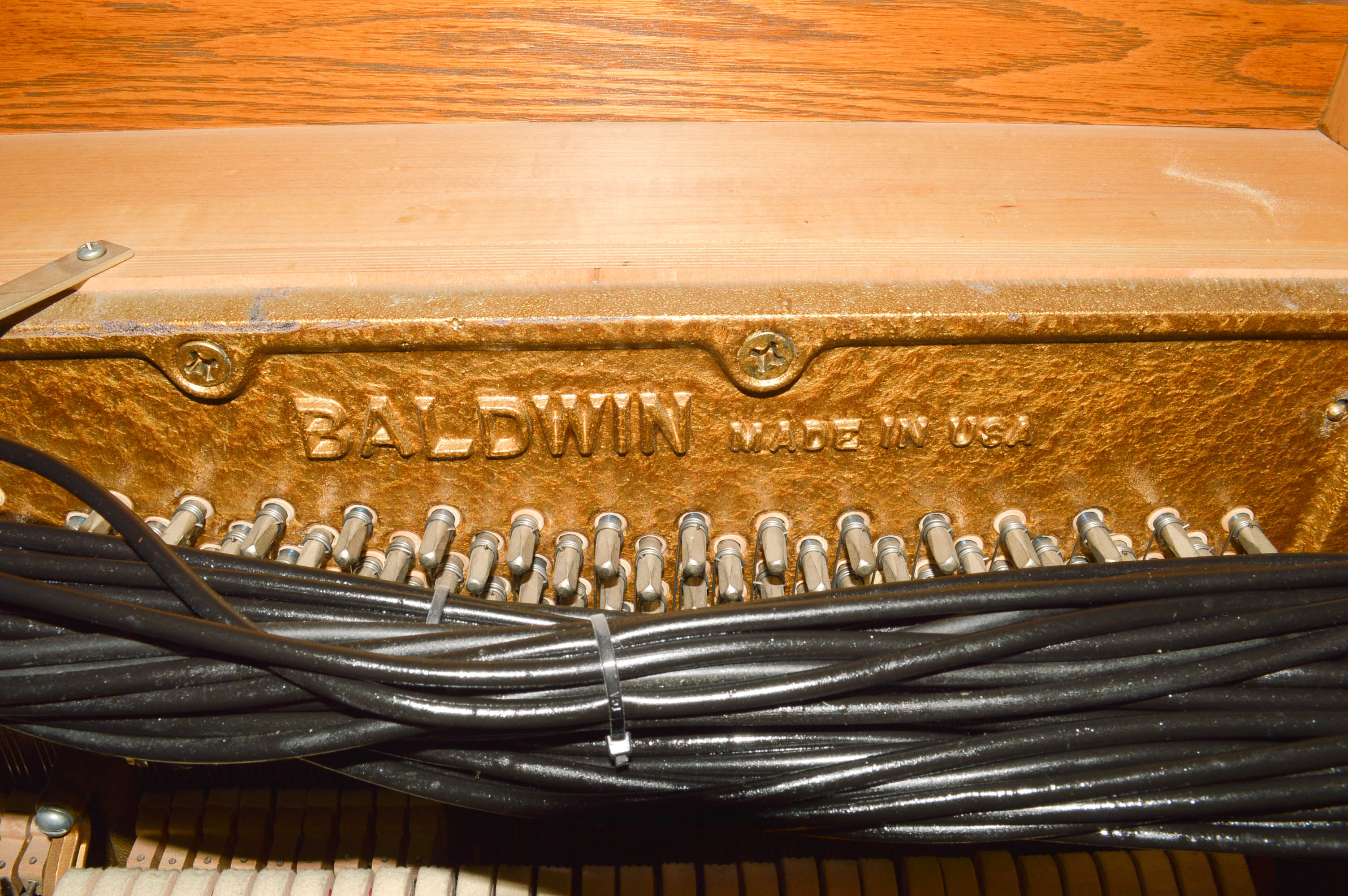 Baldwin Classic Oak Player Piano and Bench