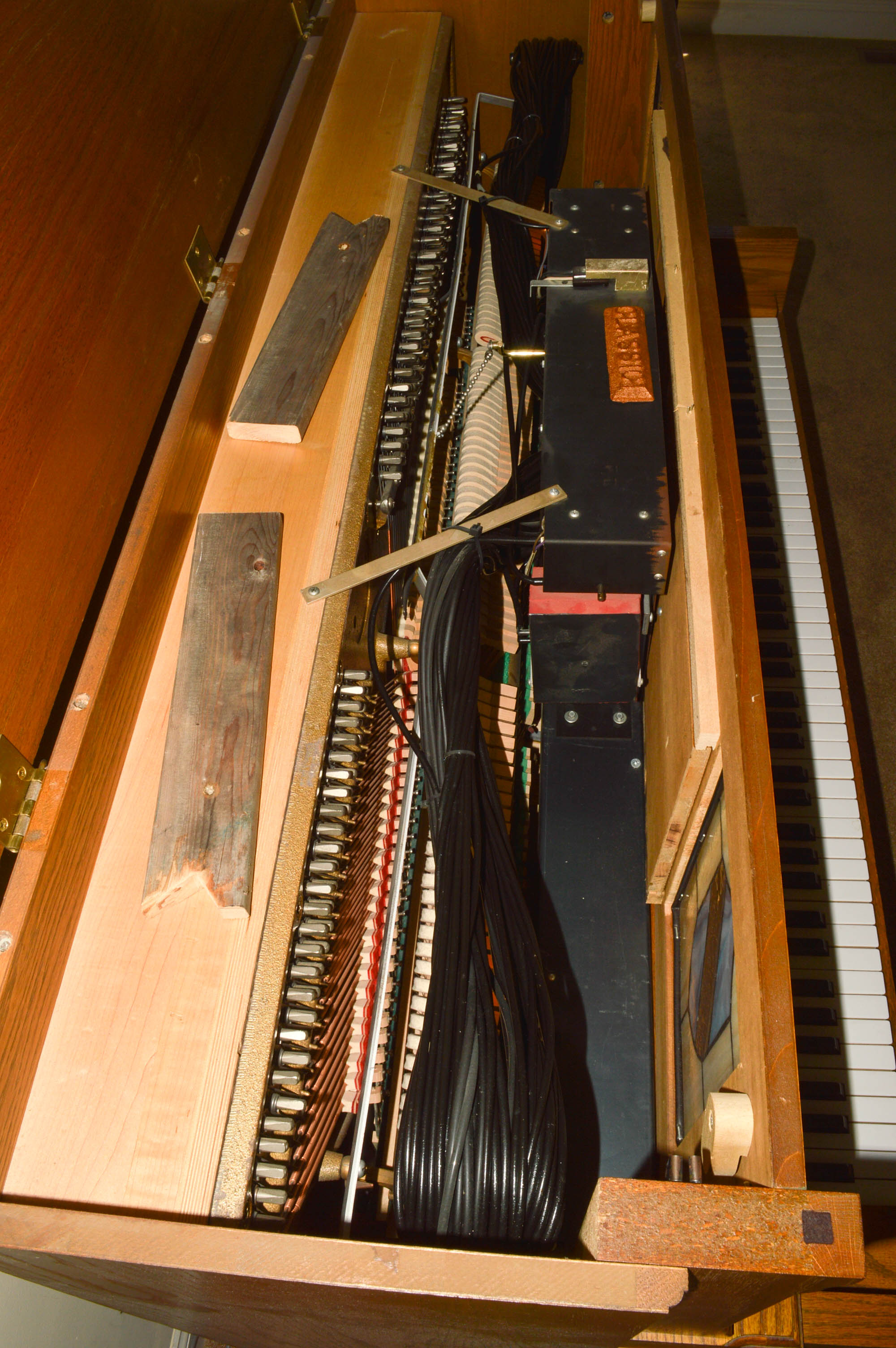 Baldwin Classic Oak Player Piano and Bench