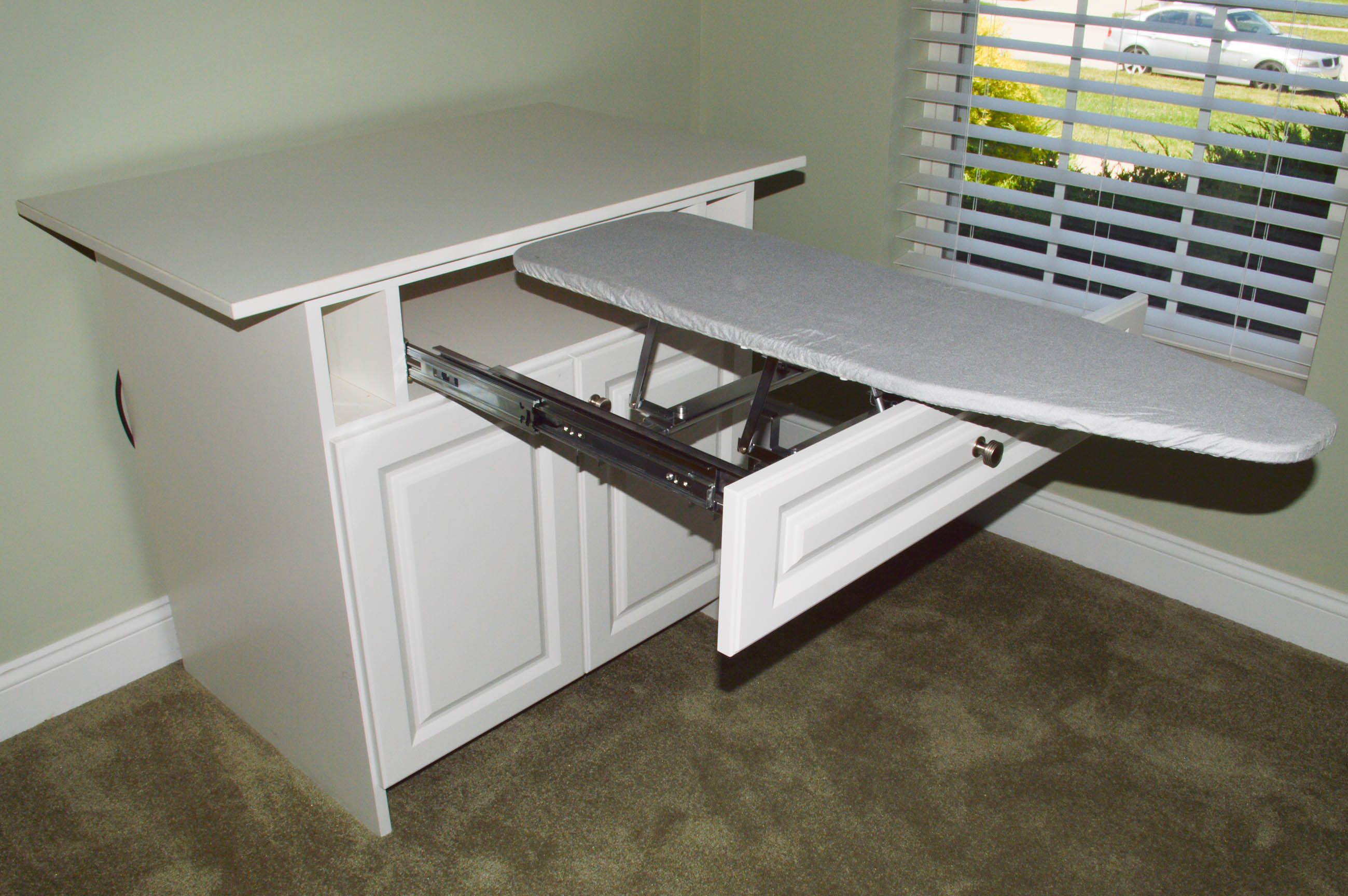 Closet Creations Cabinet With Rev-A-Shelf Ironing Board