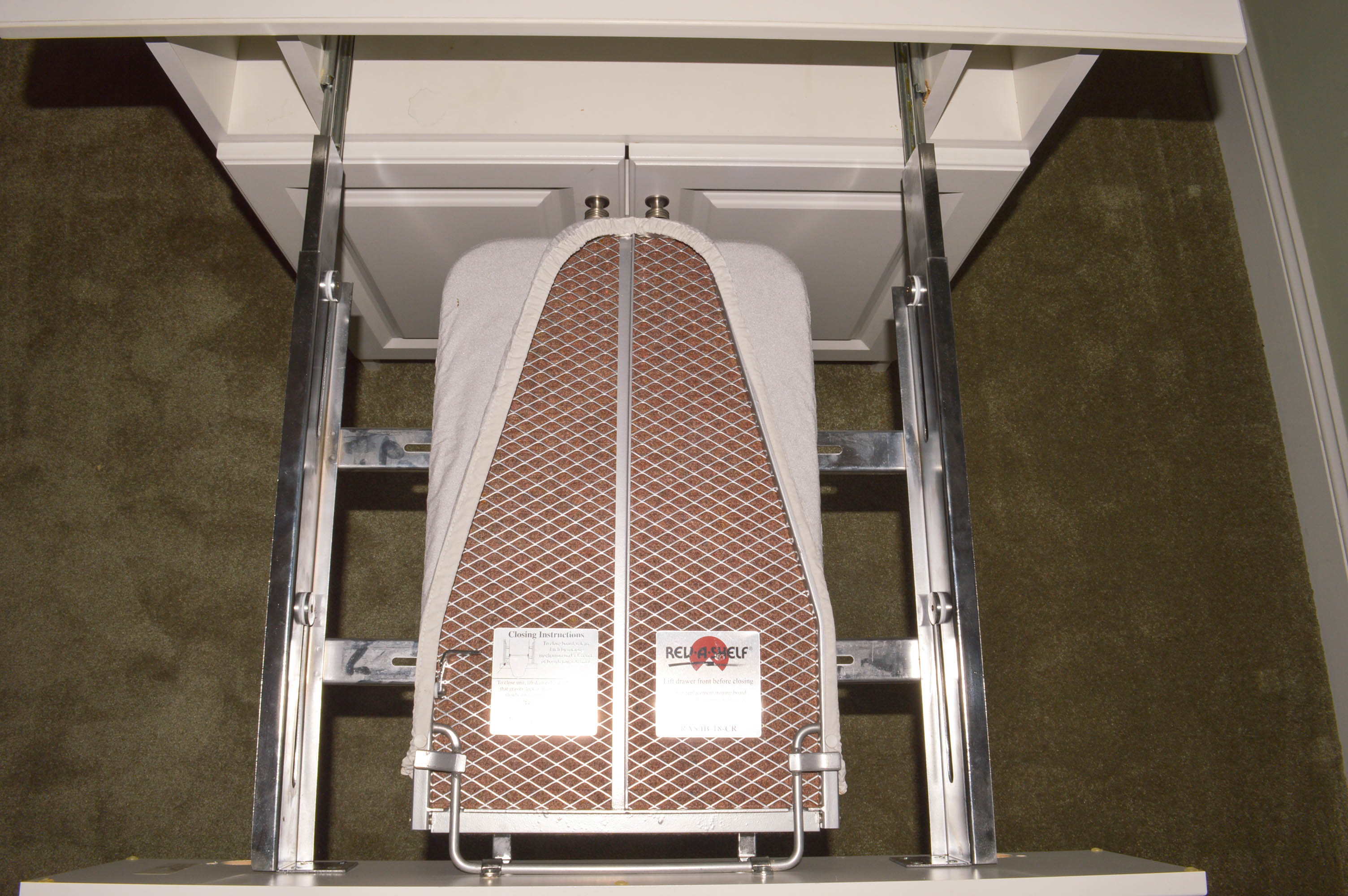 Closet Creations Cabinet With Rev-A-Shelf Ironing Board