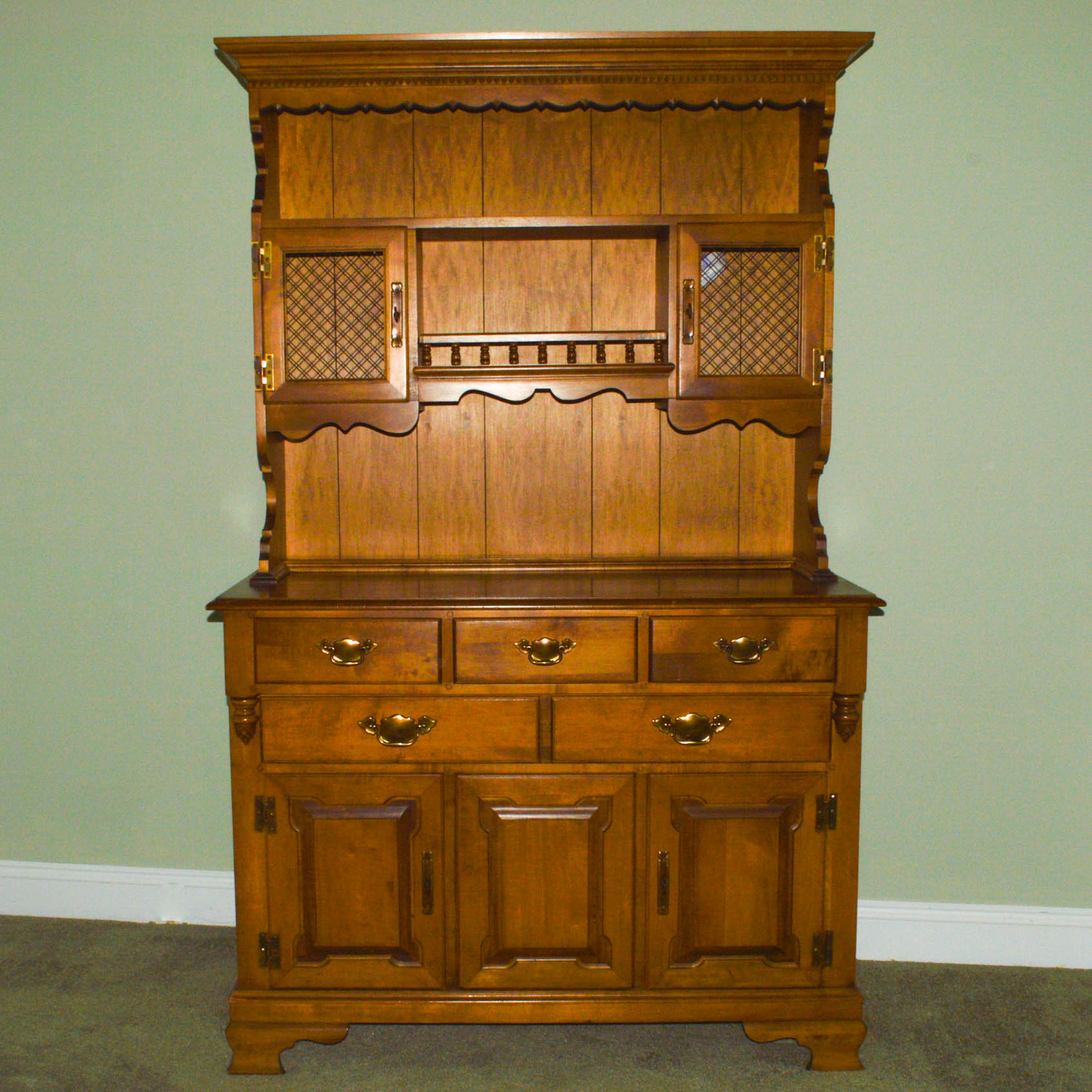 Tell City "Young Republic" Maple Hutch