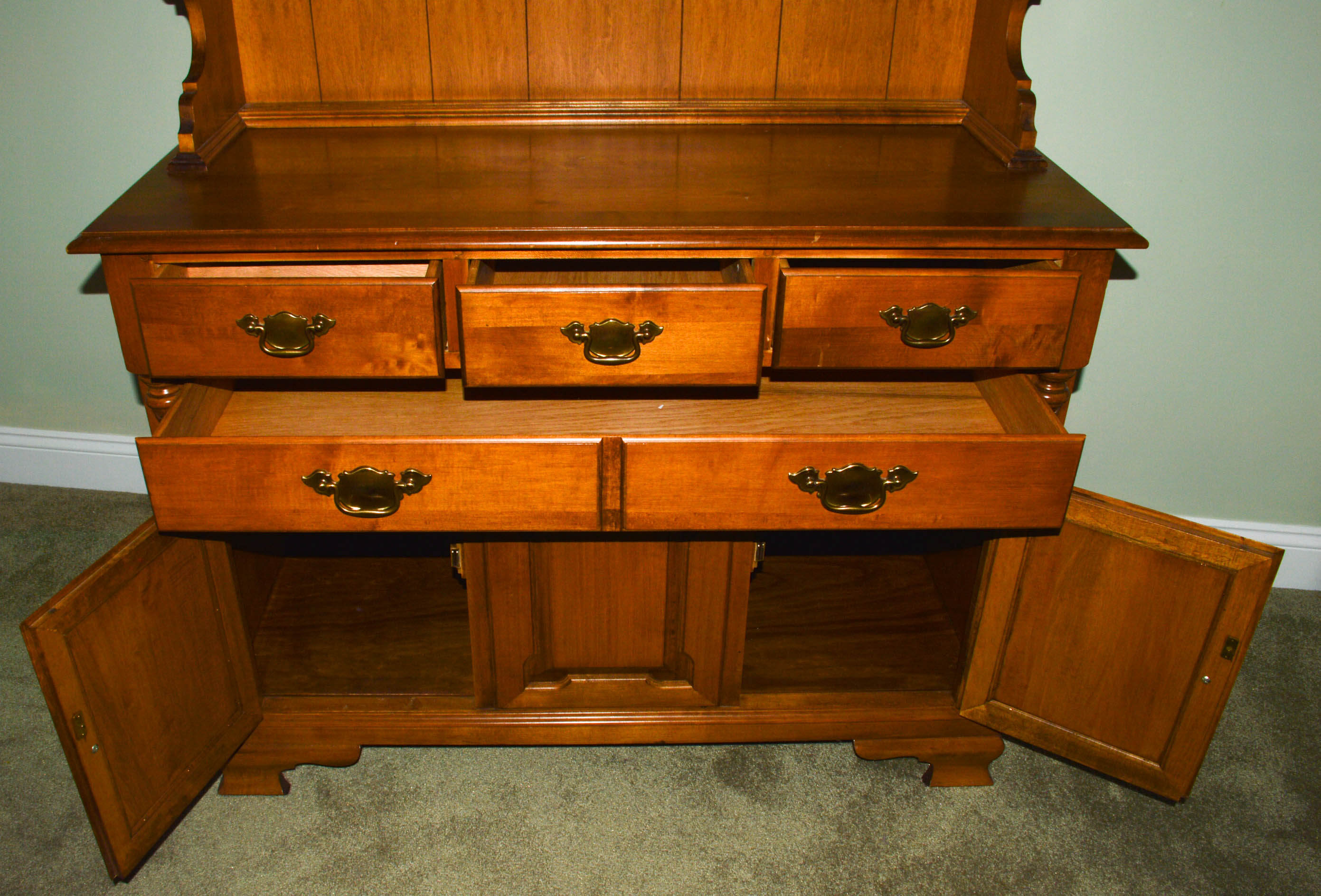 Tell City "Young Republic" Maple Hutch