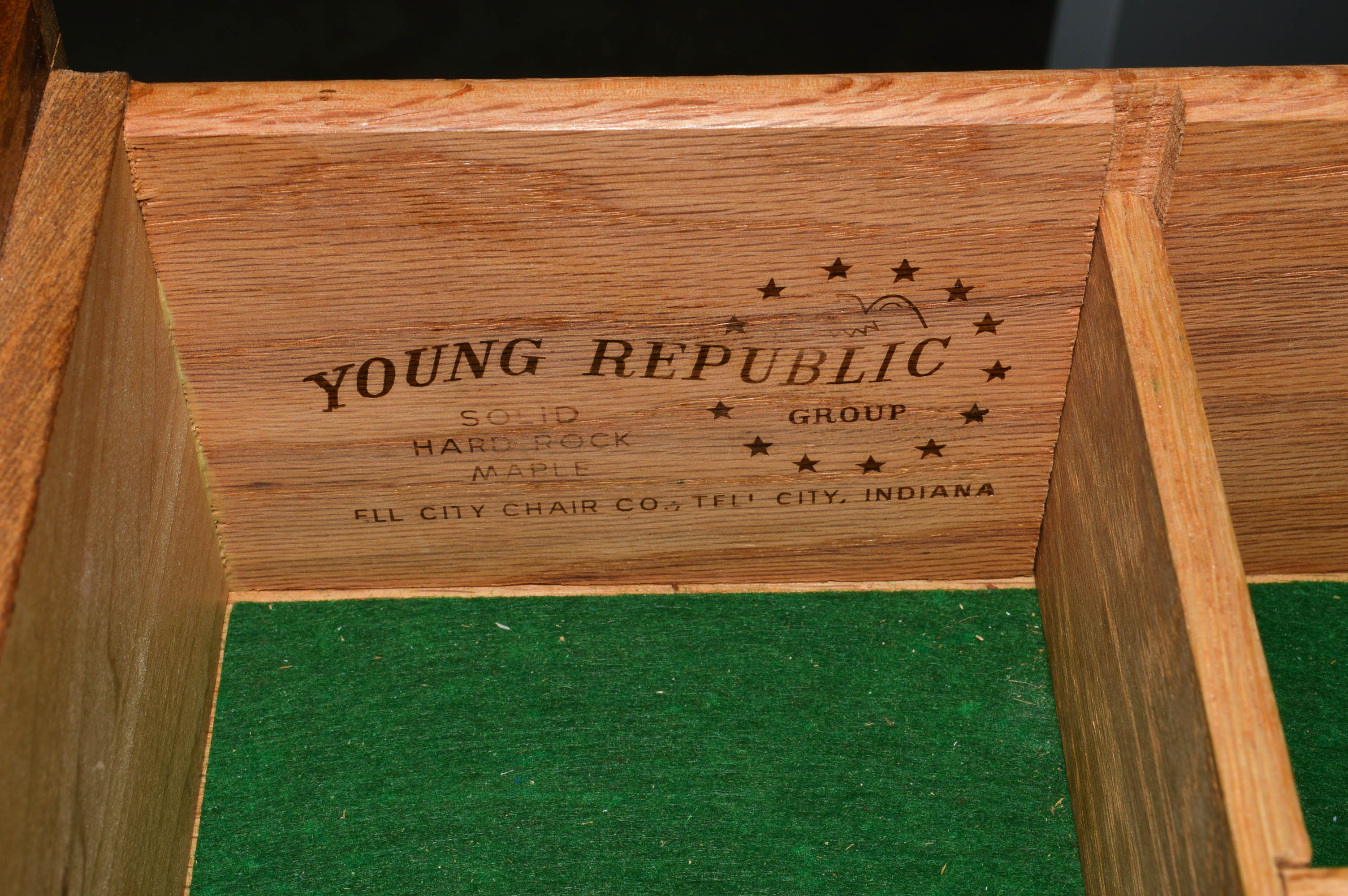 Tell City "Young Republic" Maple Hutch