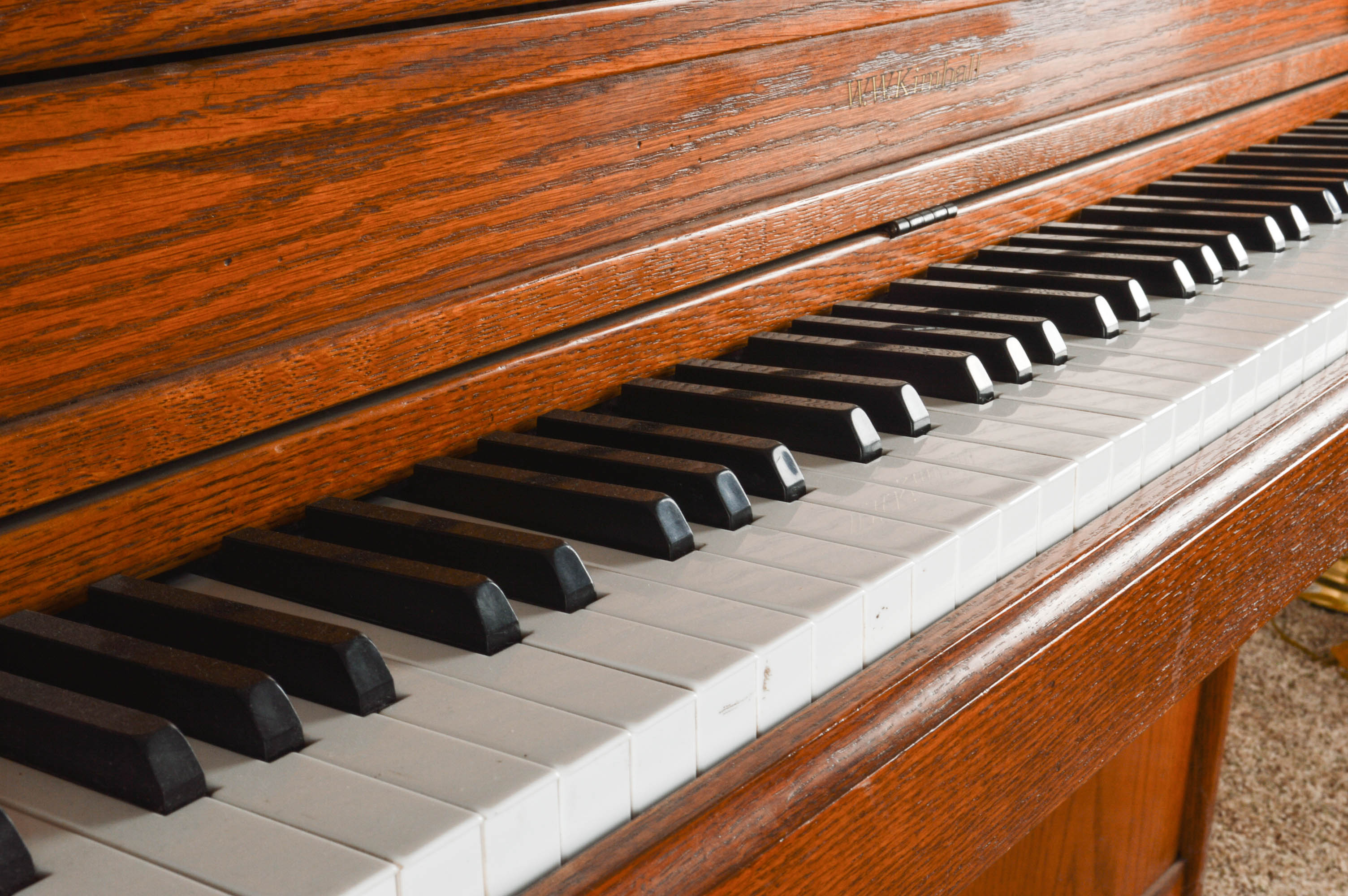 Kimball Console Piano and Bench