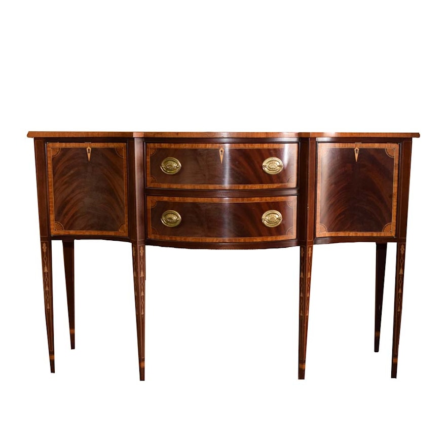 Mahogany Federal Style Sideboard by Craftique