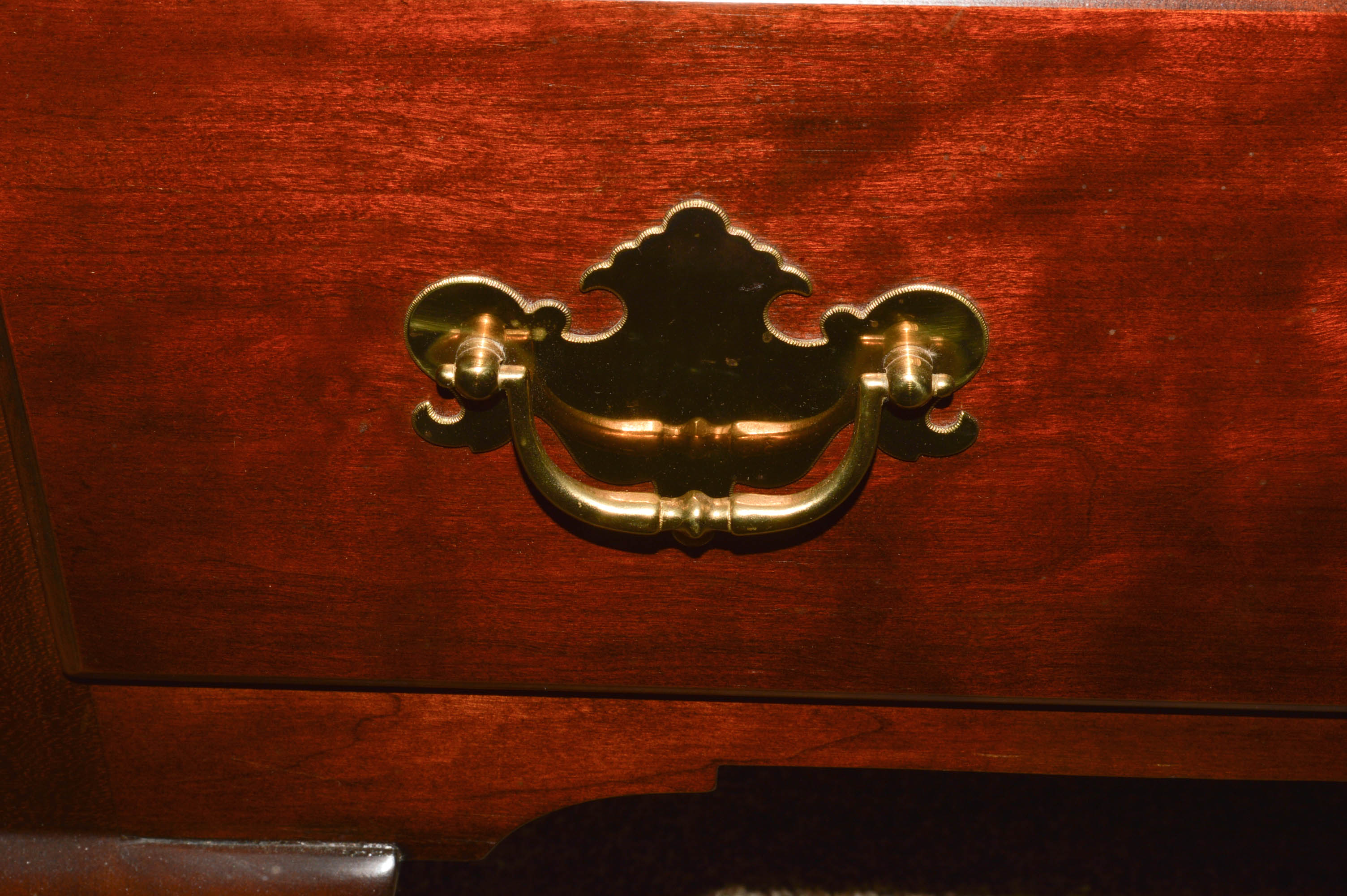 Stratton Trutype Americana Handcrafted Cherry Wood Highboy