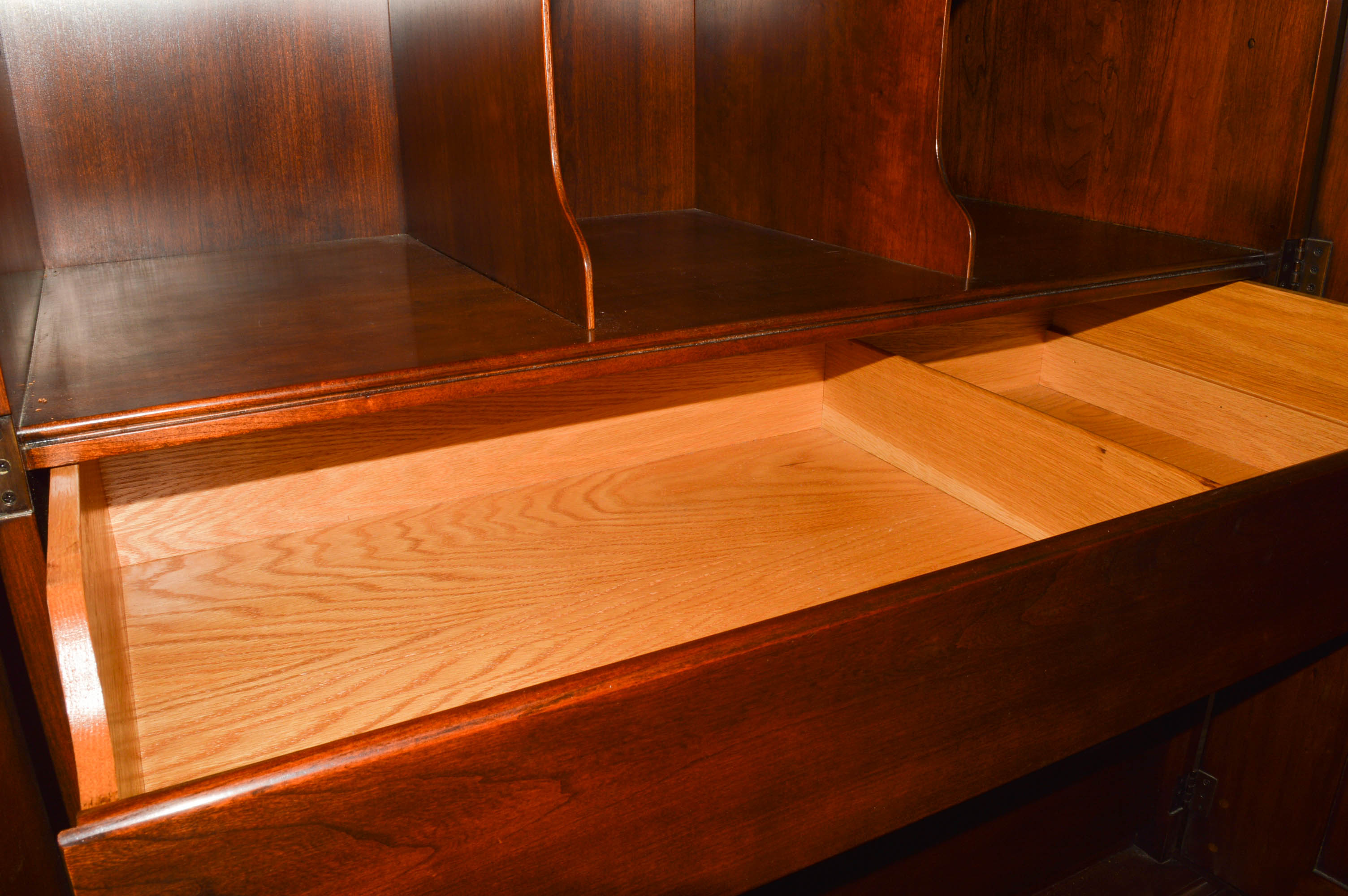 Stratton Trutype Americana Handcrafted Cherry Wood Highboy