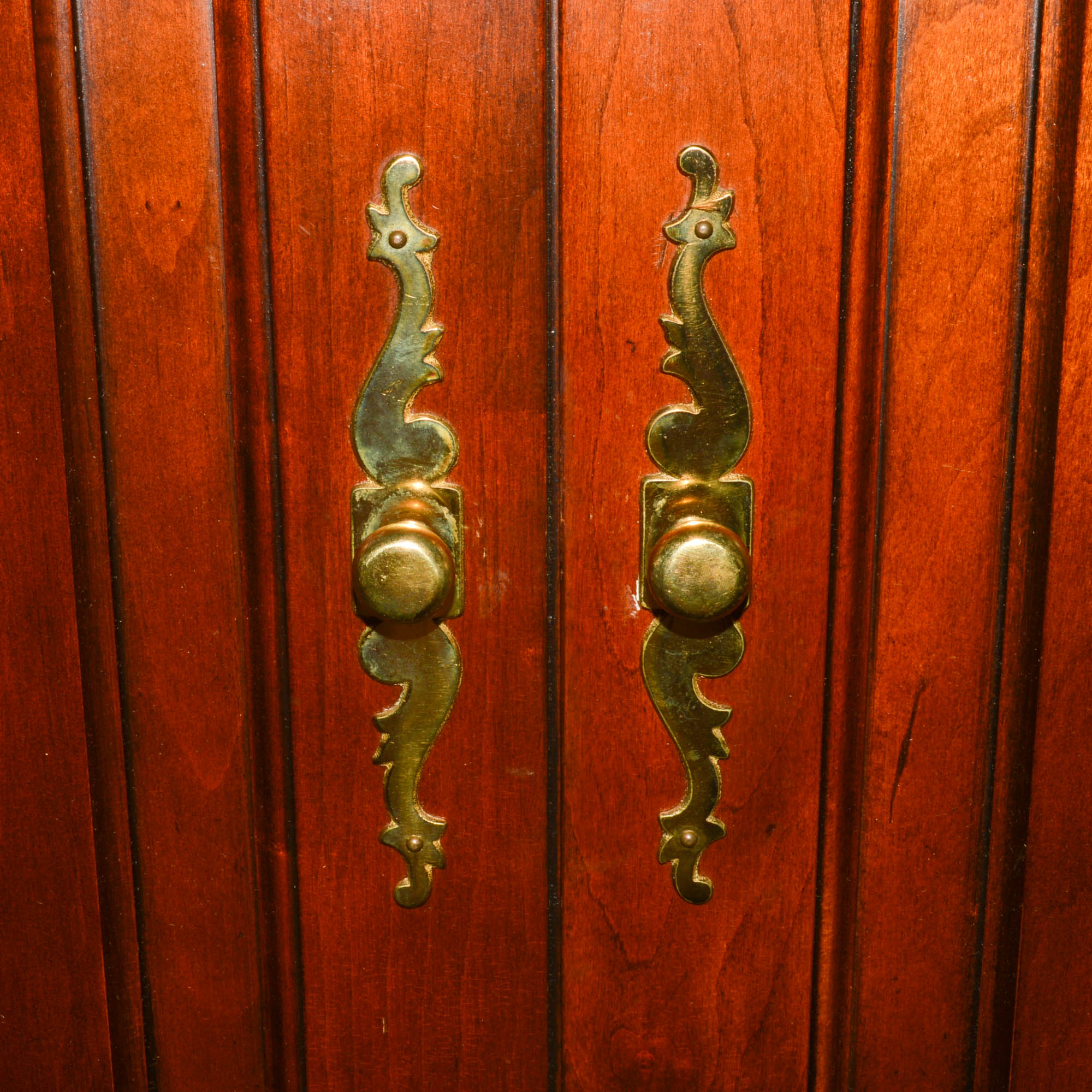 Stratton Trutype Americana Handcrafted Cherry Wood Highboy