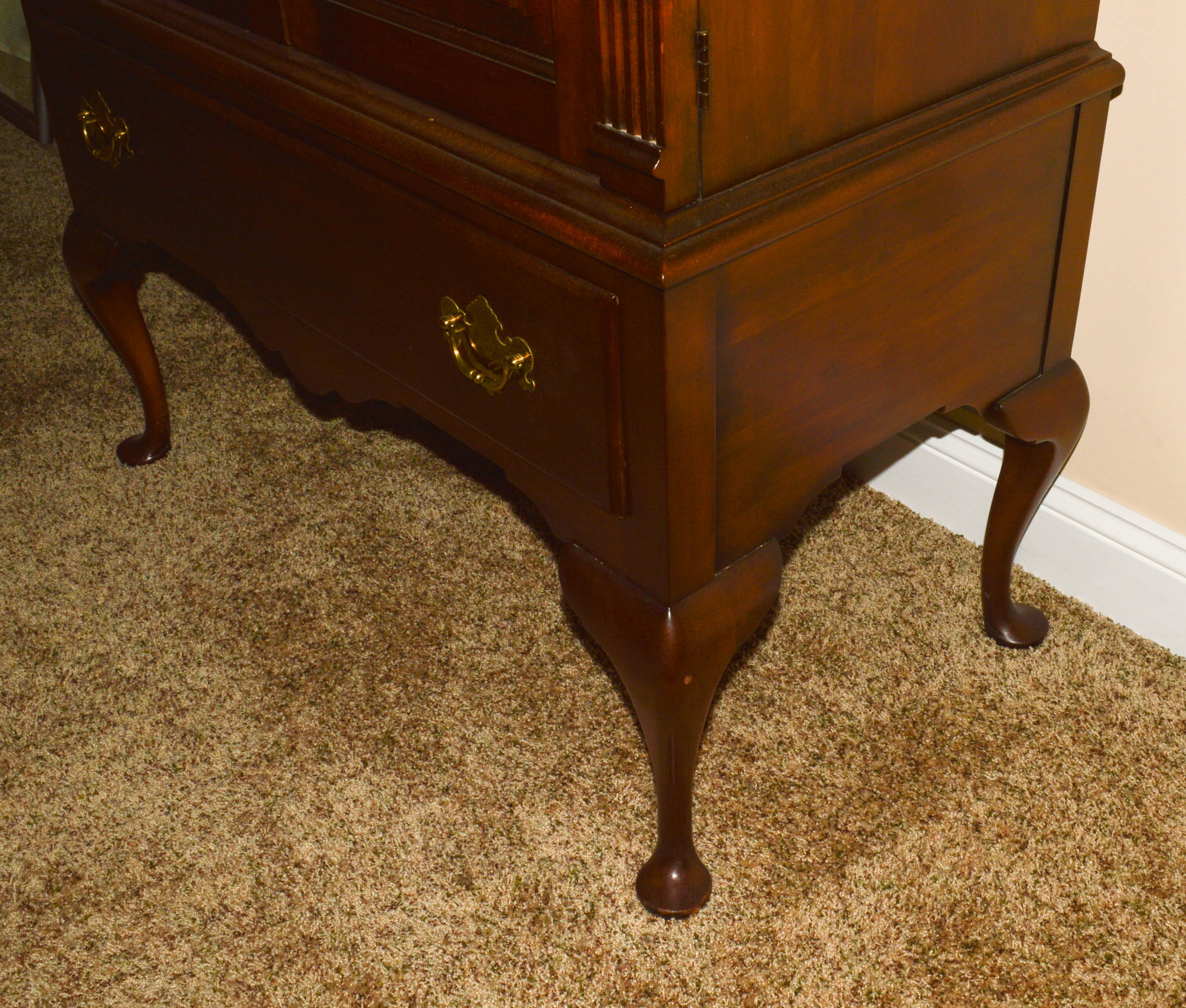 Stratton Trutype Americana Handcrafted Cherry Wood Highboy