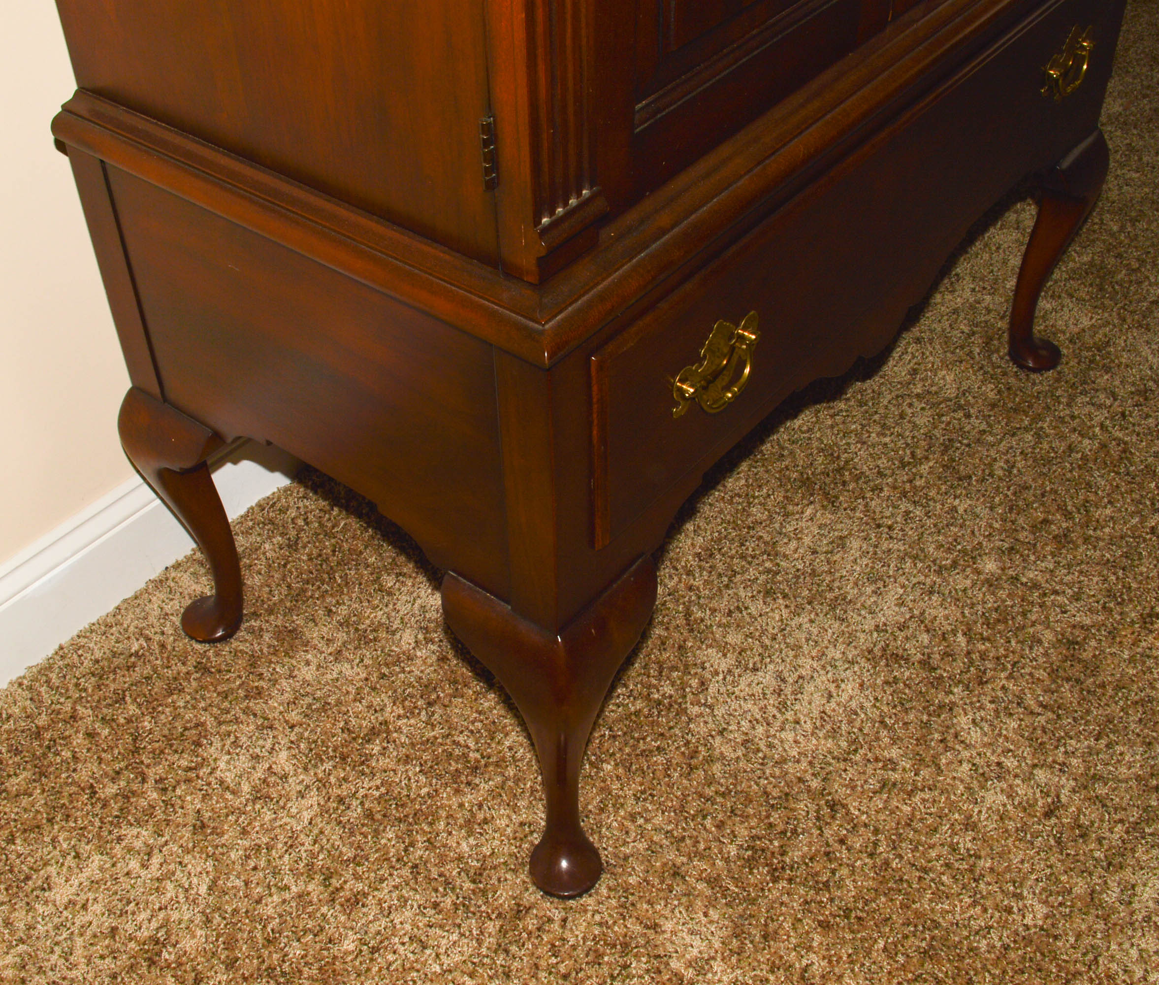 Stratton Trutype Americana Handcrafted Cherry Wood Highboy