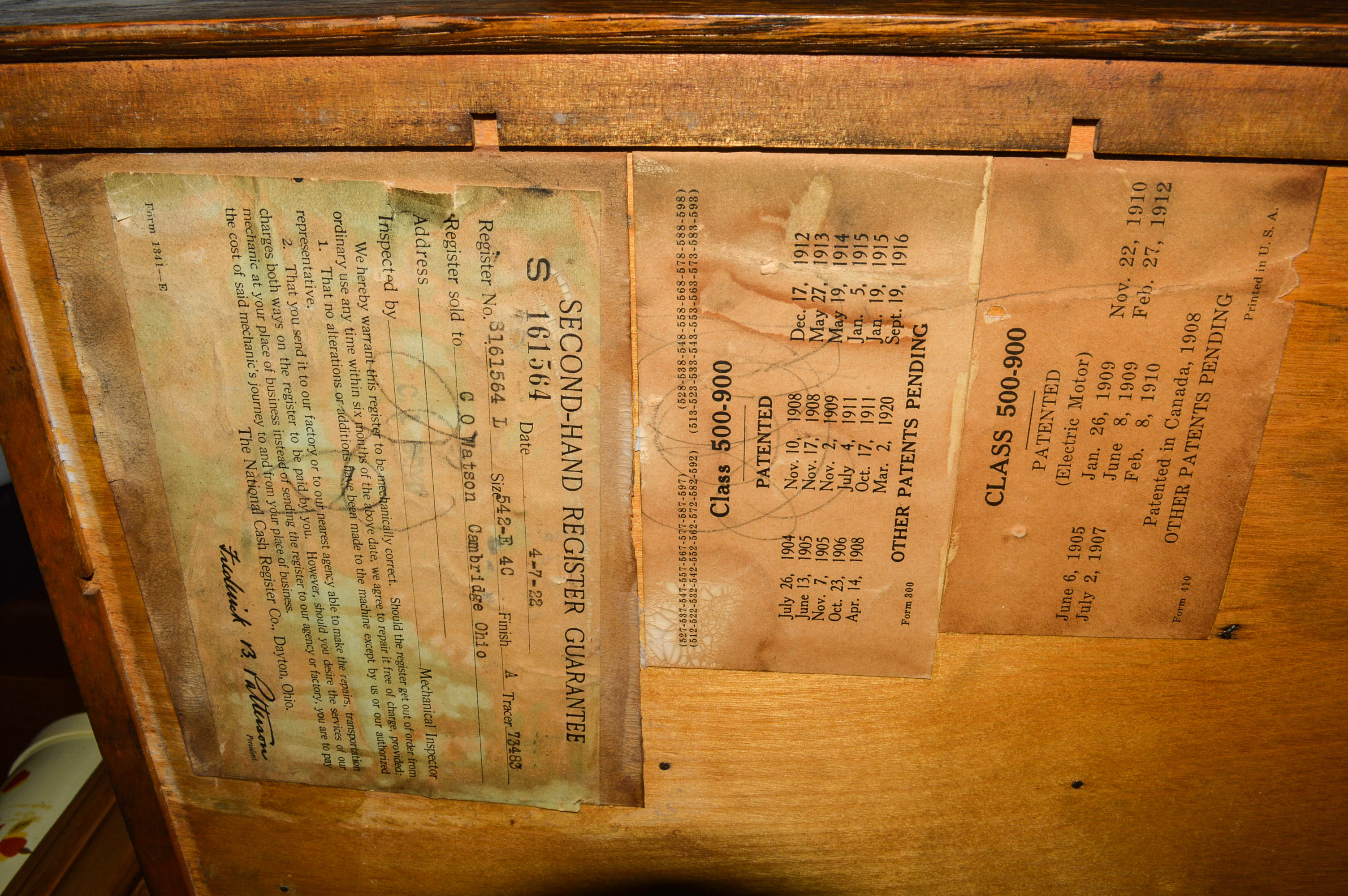 1912 National Cash Register