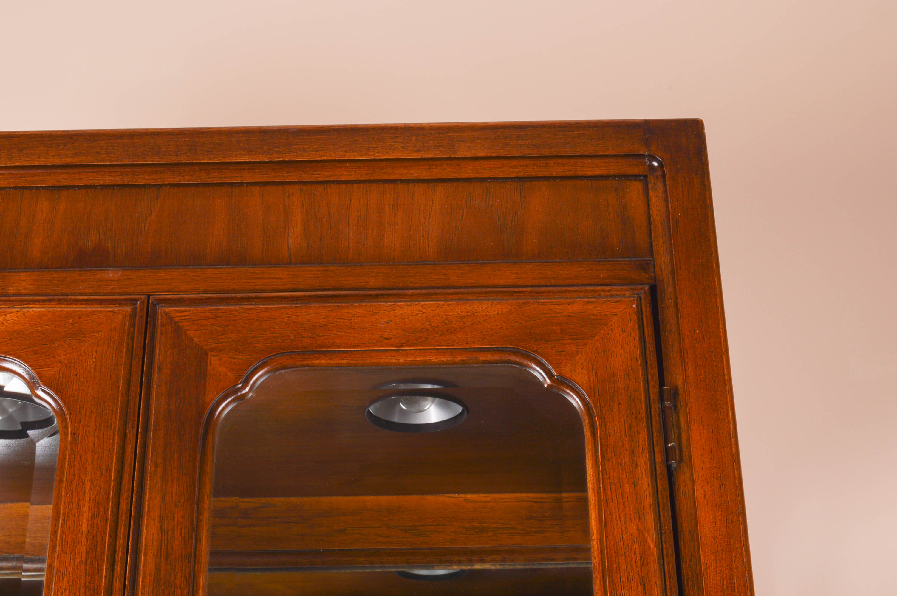 Contemporary Lighted Curio Cabinet