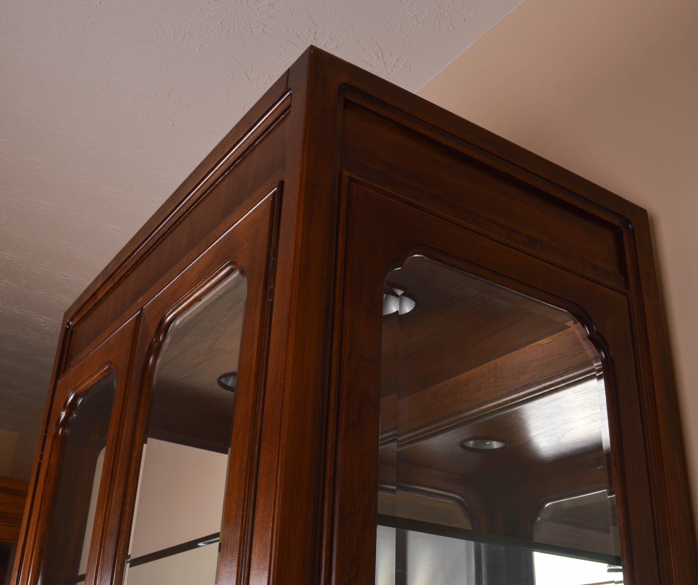 Contemporary Lighted Curio Cabinet