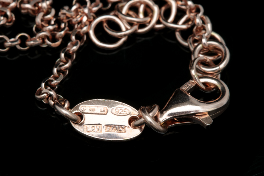 Rose Gold Plated Sterling Silver Arrow Chain Necklace