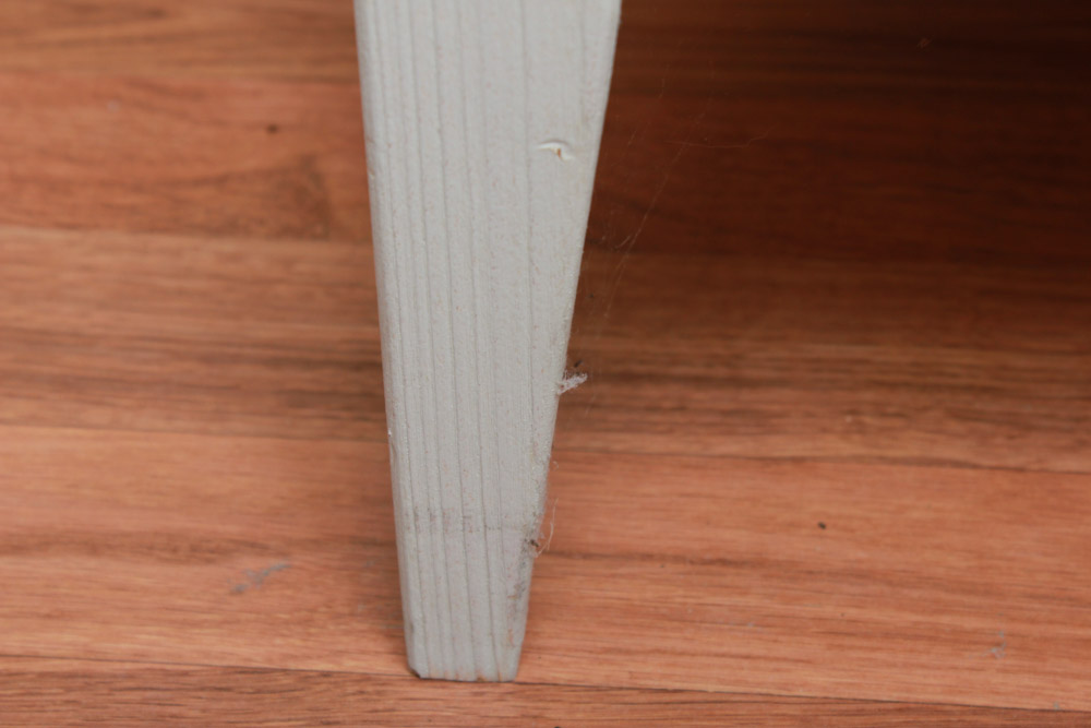 White Wooden Entertainment Stand