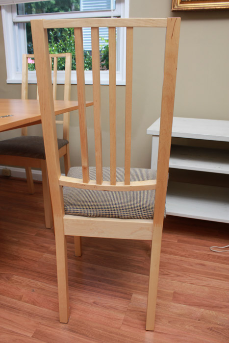 Contemporary Folding Top Dining Table with Chairs by IKEA