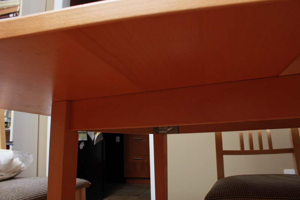 Contemporary Folding Top Dining Table with Chairs by IKEA