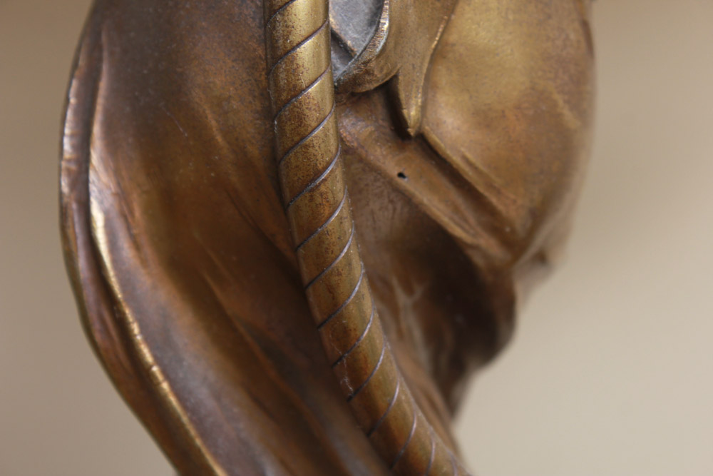 Julien Caussé Art Nouveau Style Figural Lamp