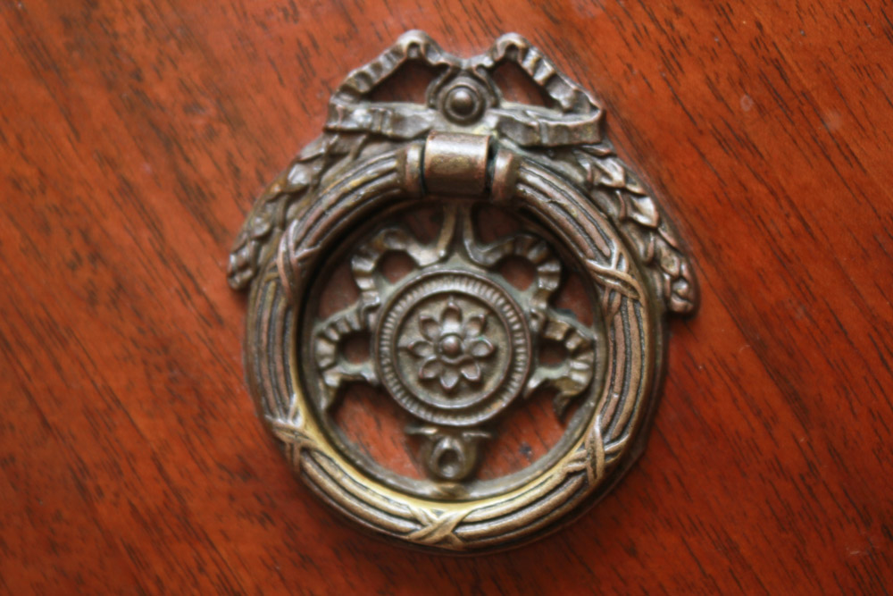 Vintage Neoclassical Walnut Chest of Drawers