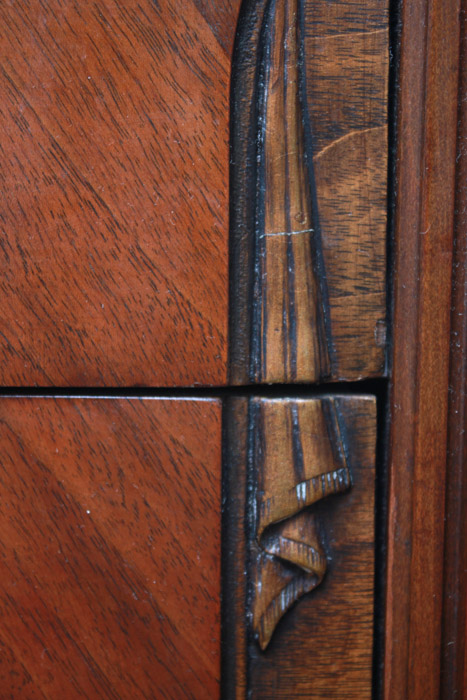 Vintage Neoclassical Walnut Chest of Drawers