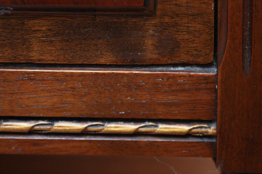Vintage Neoclassical Walnut Chest of Drawers