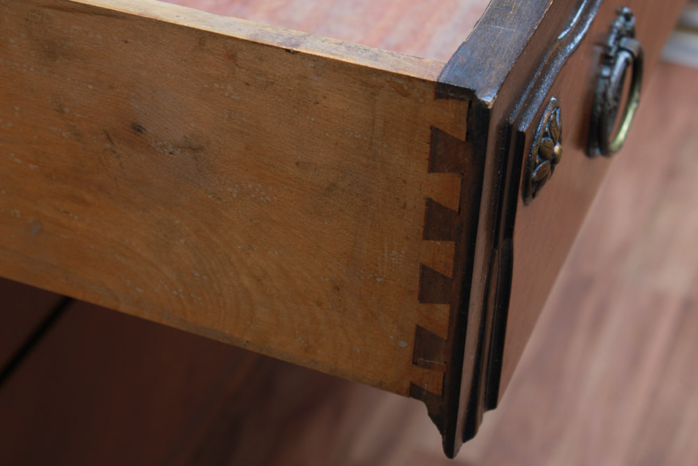 Vintage Neoclassical Walnut Chest of Drawers
