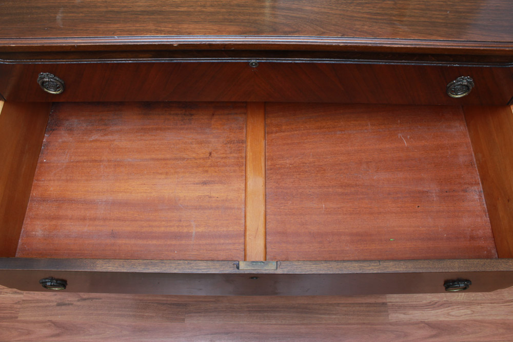 Vintage Neoclassical Walnut Chest of Drawers