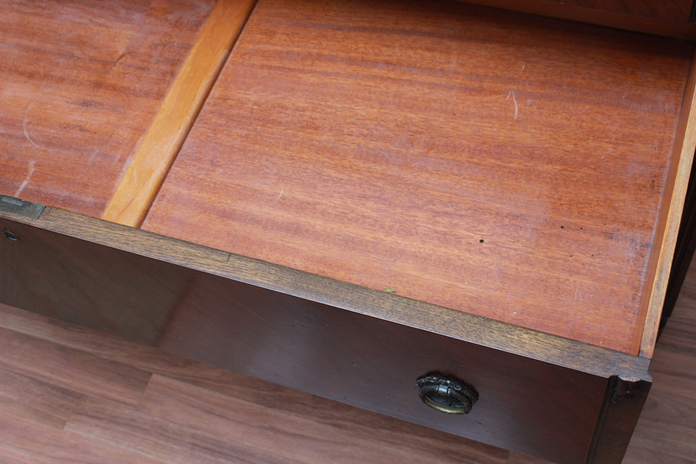 Vintage Neoclassical Walnut Chest of Drawers