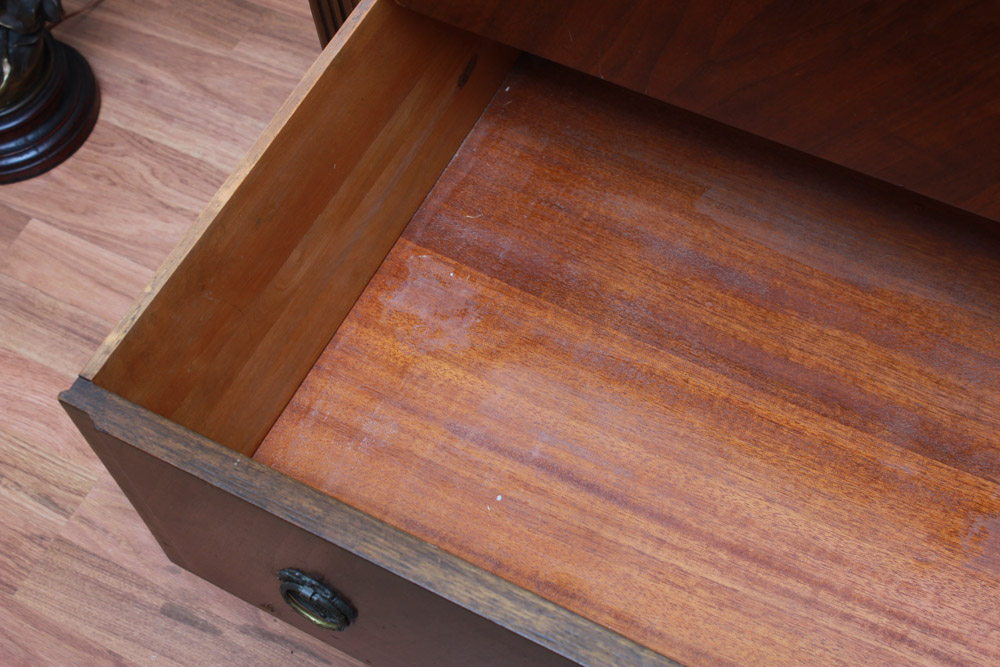 Vintage Neoclassical Walnut Chest of Drawers