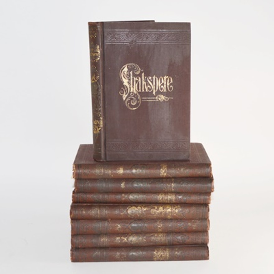 8-Volume Set of "The Pictorial Edition of the Works of Shakespeare"