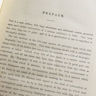 8-Volume Set of "The Pictorial Edition of the Works of Shakespeare"