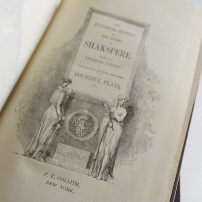 8-Volume Set of "The Pictorial Edition of the Works of Shakespeare"