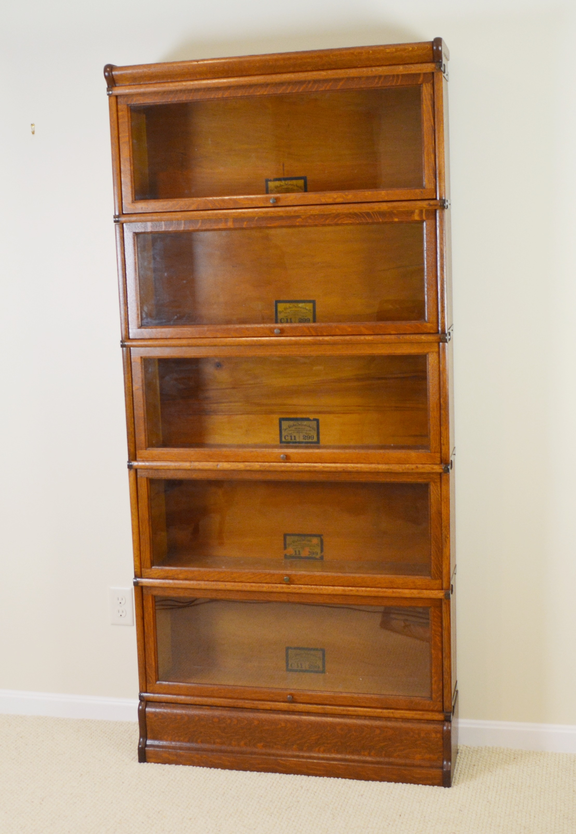 Globe Wernicke Oak Barrister Bookcase