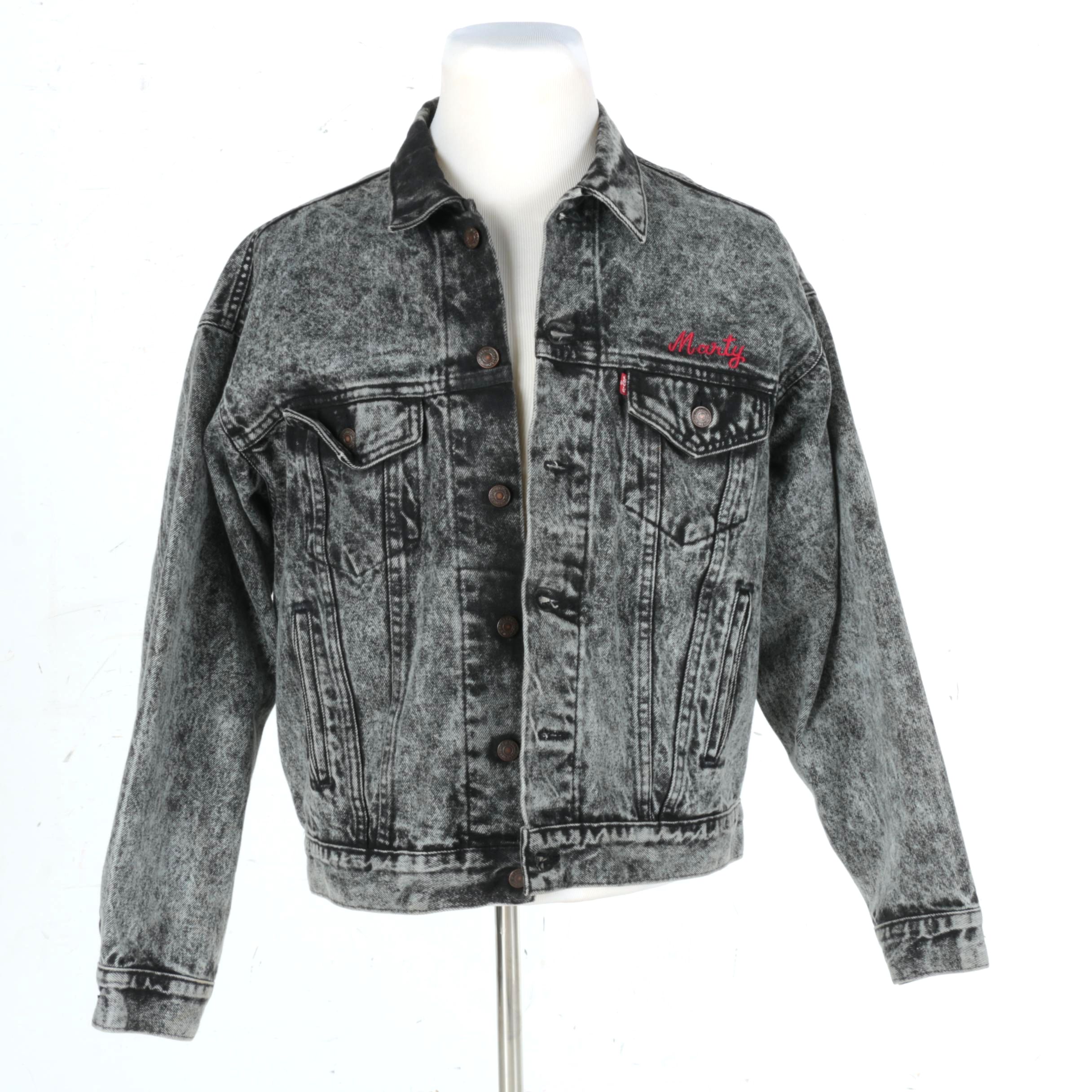 "Ernest Goes to Jail" Stone Washed Levi's Denim Jacket