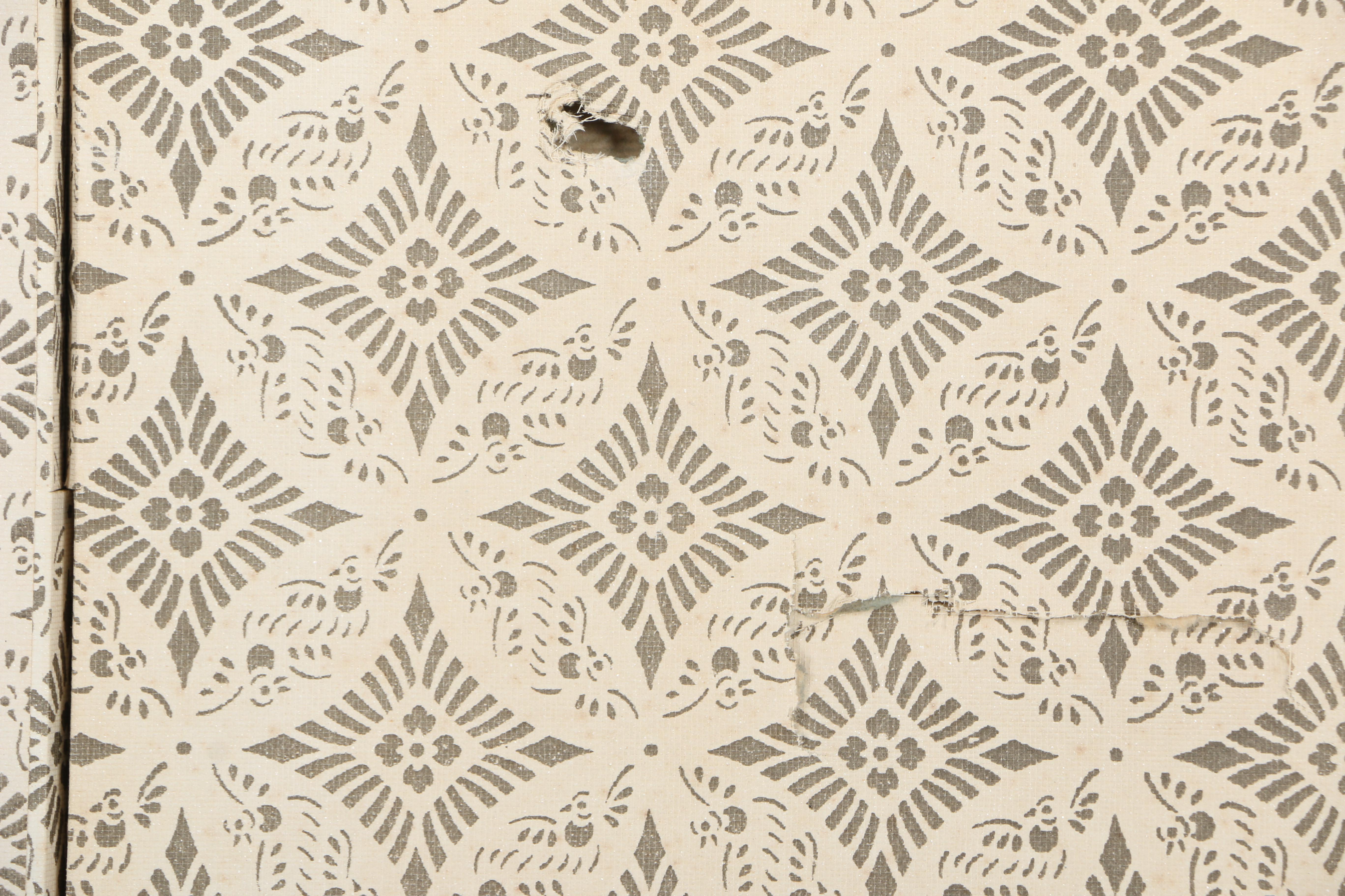 Japanese Painted Folding Screen