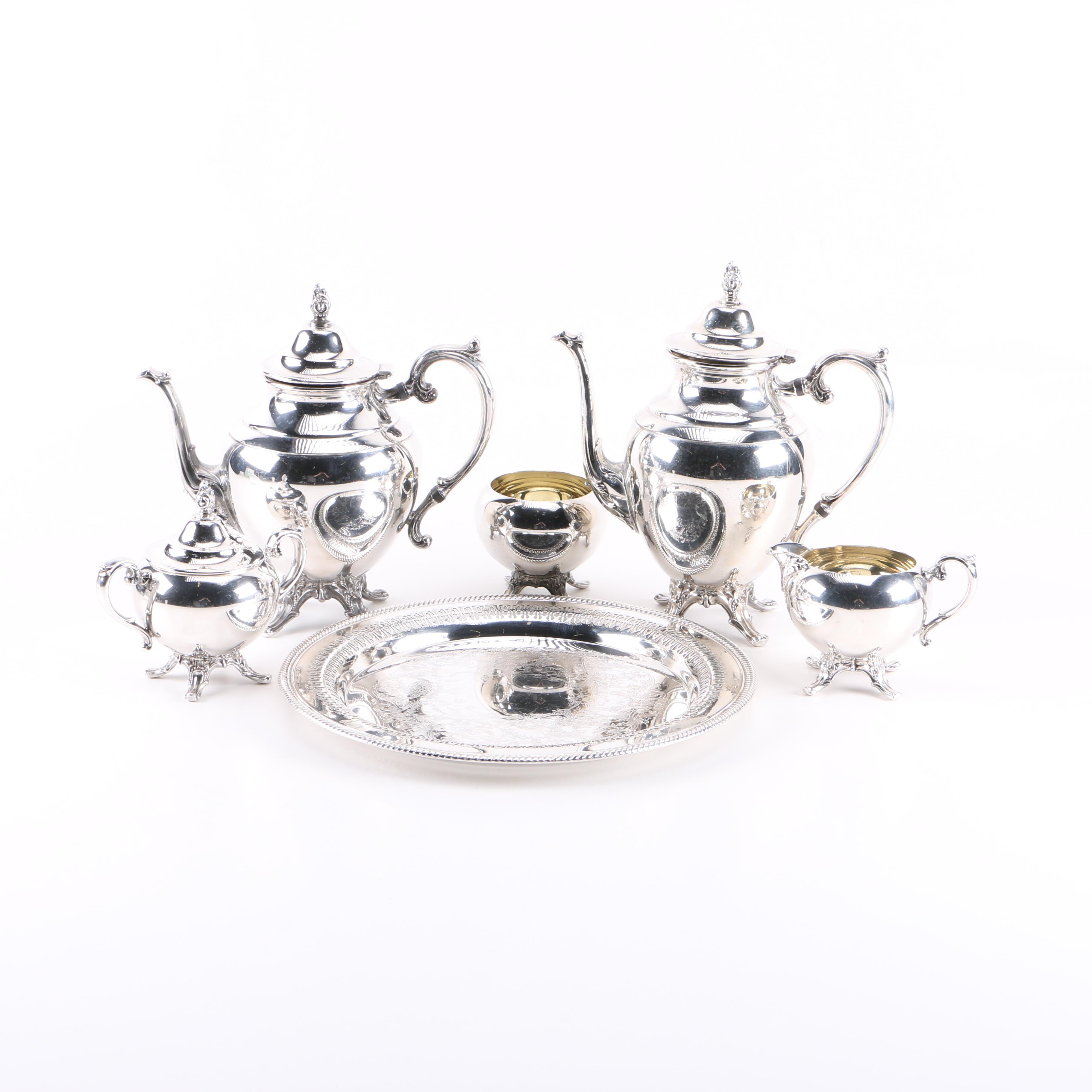 Wm. Rogers Silver Plate Tea and Coffee Service