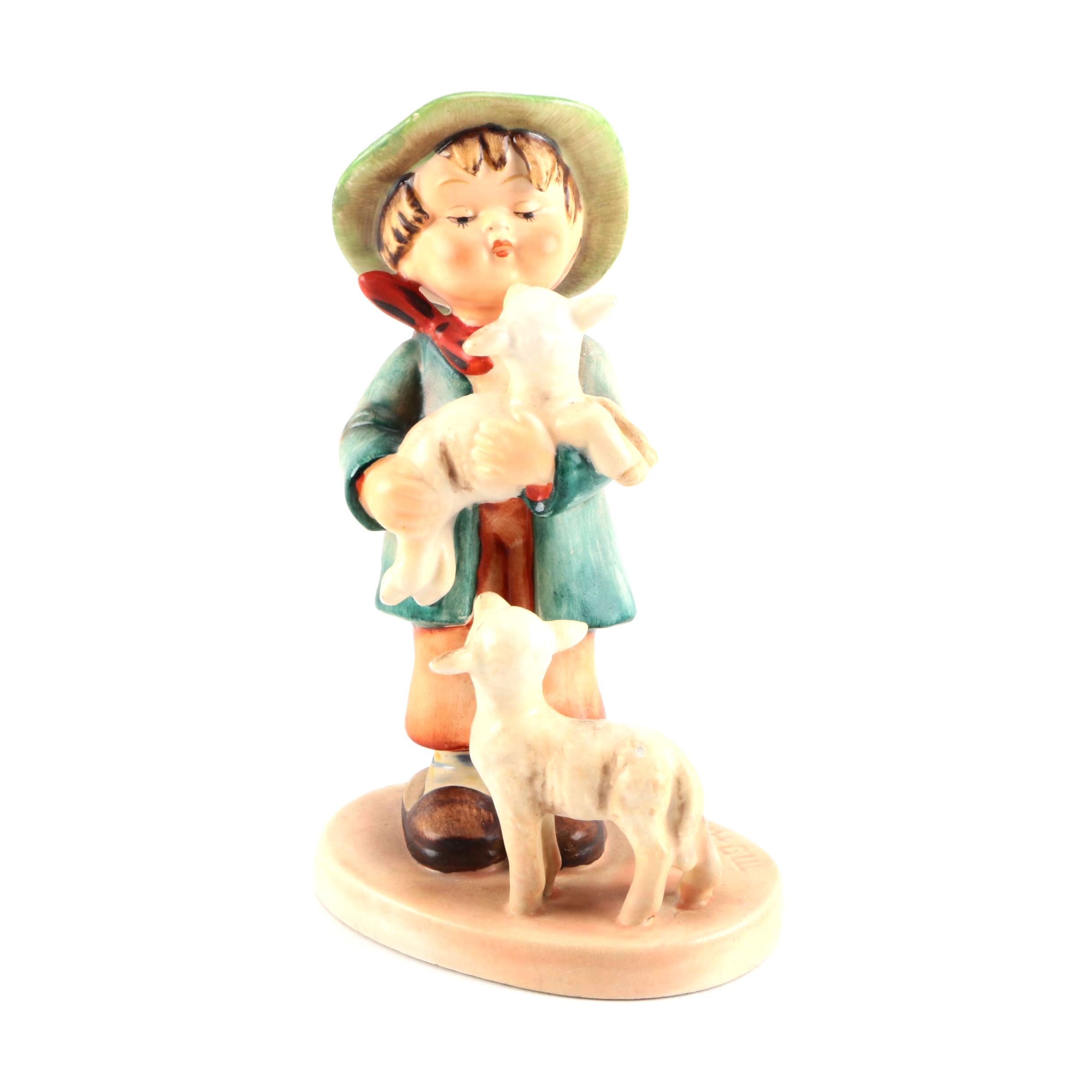 Early Hummel "Shepherd's Boy" Erphila Marked Porcelain Figurine