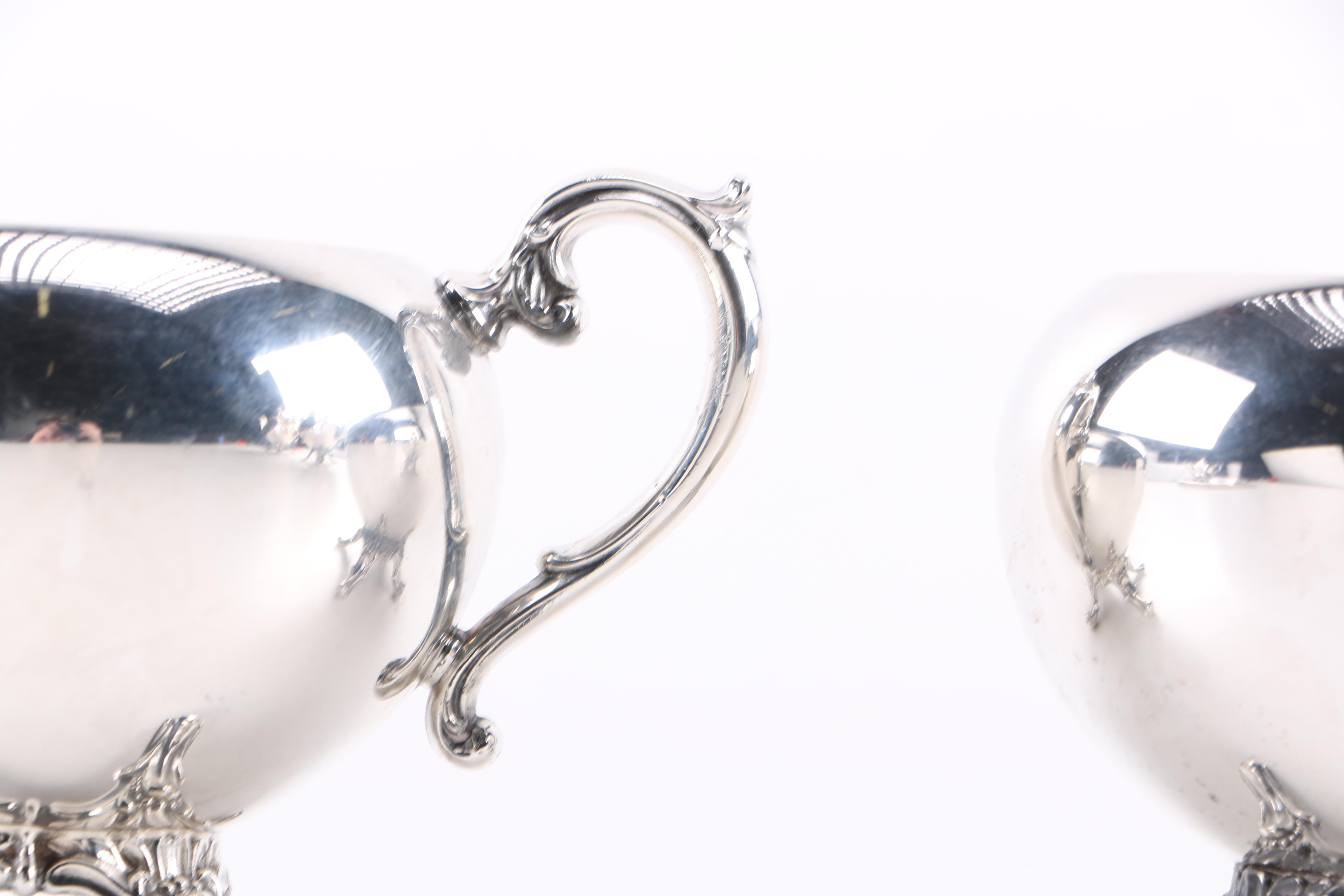 Wm. Rogers Silver Plate Tea and Coffee Service