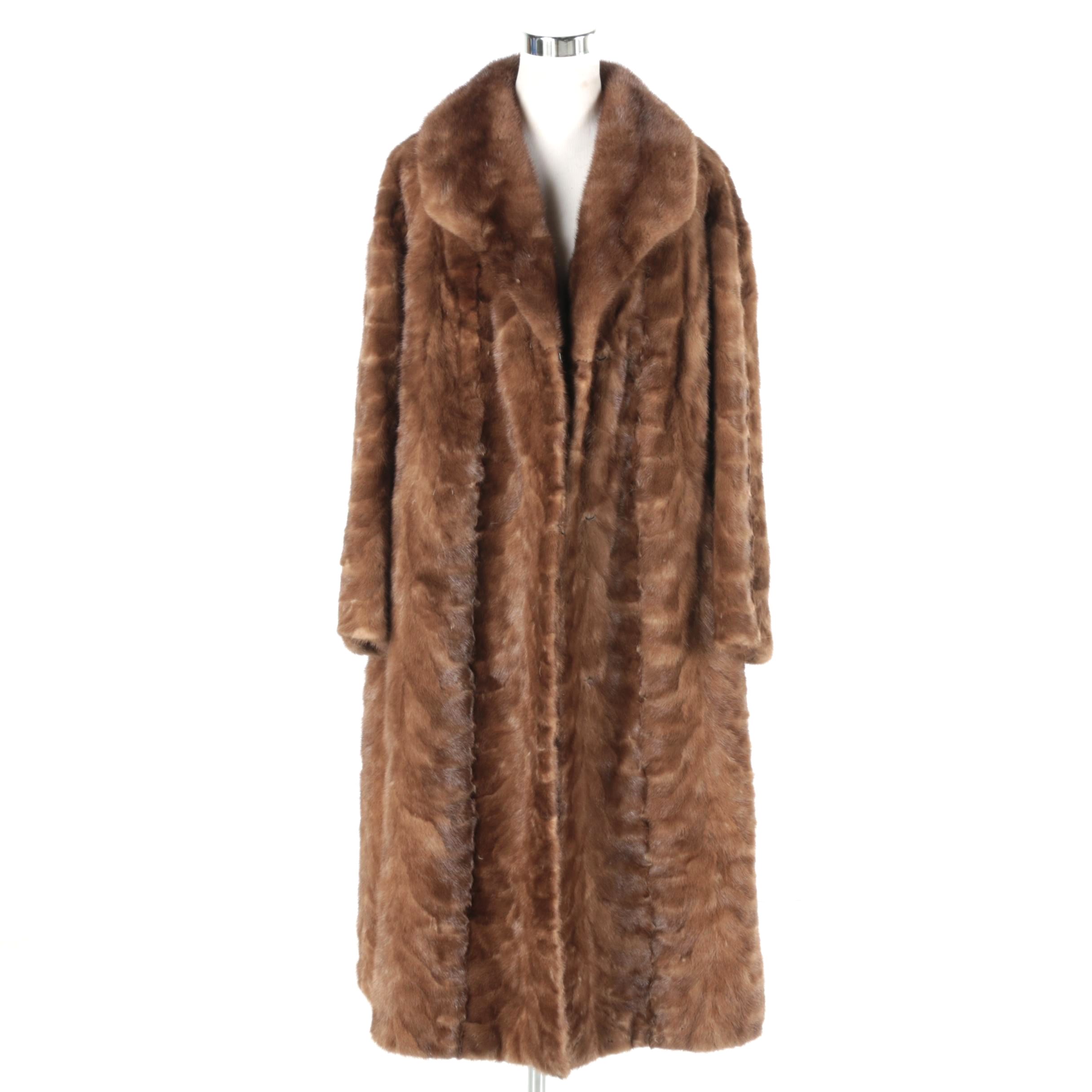 Vintage Women's Full Length Mink Fur Coat