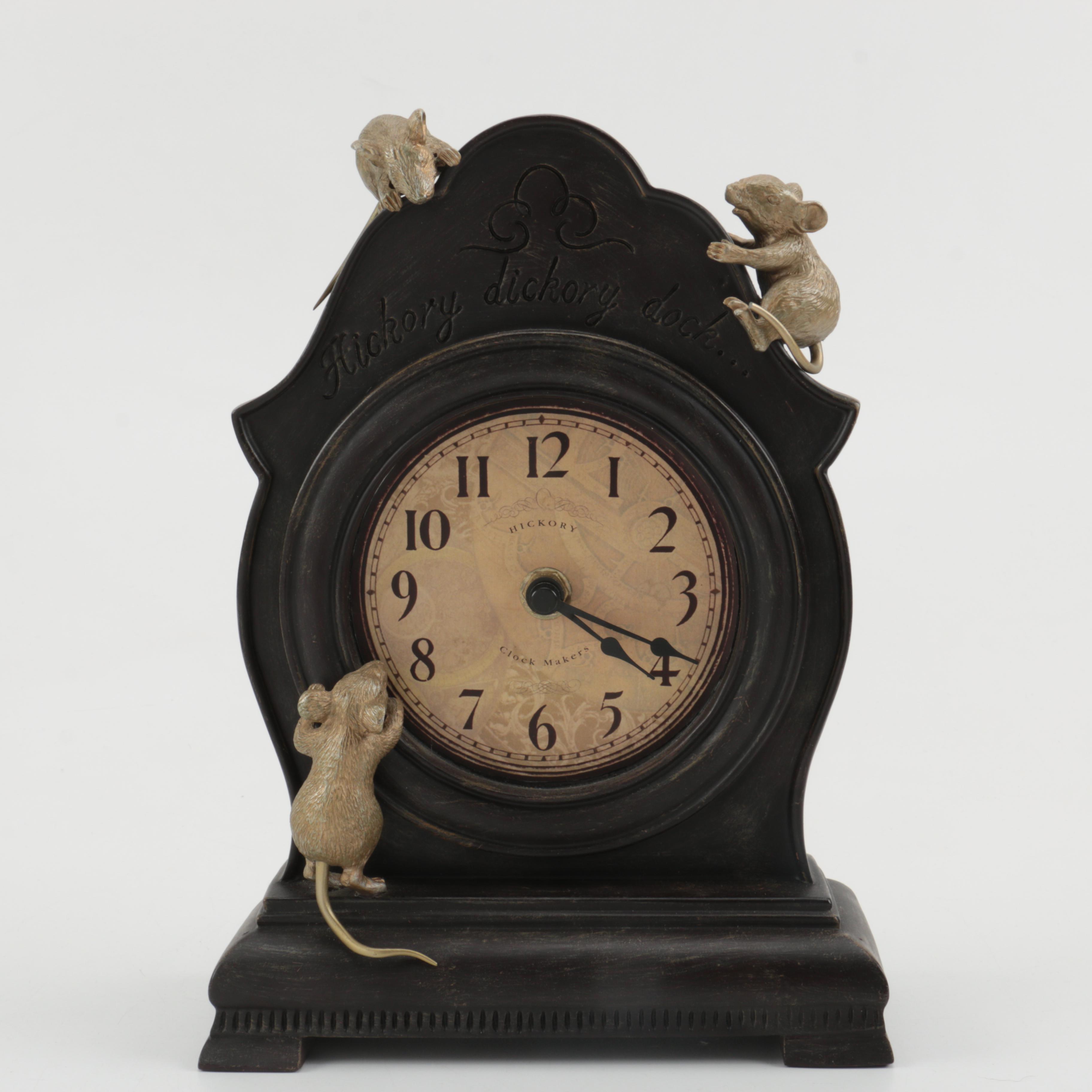 Hickory Clock Makers "Hickory Dickory Dock" Mantel Clock