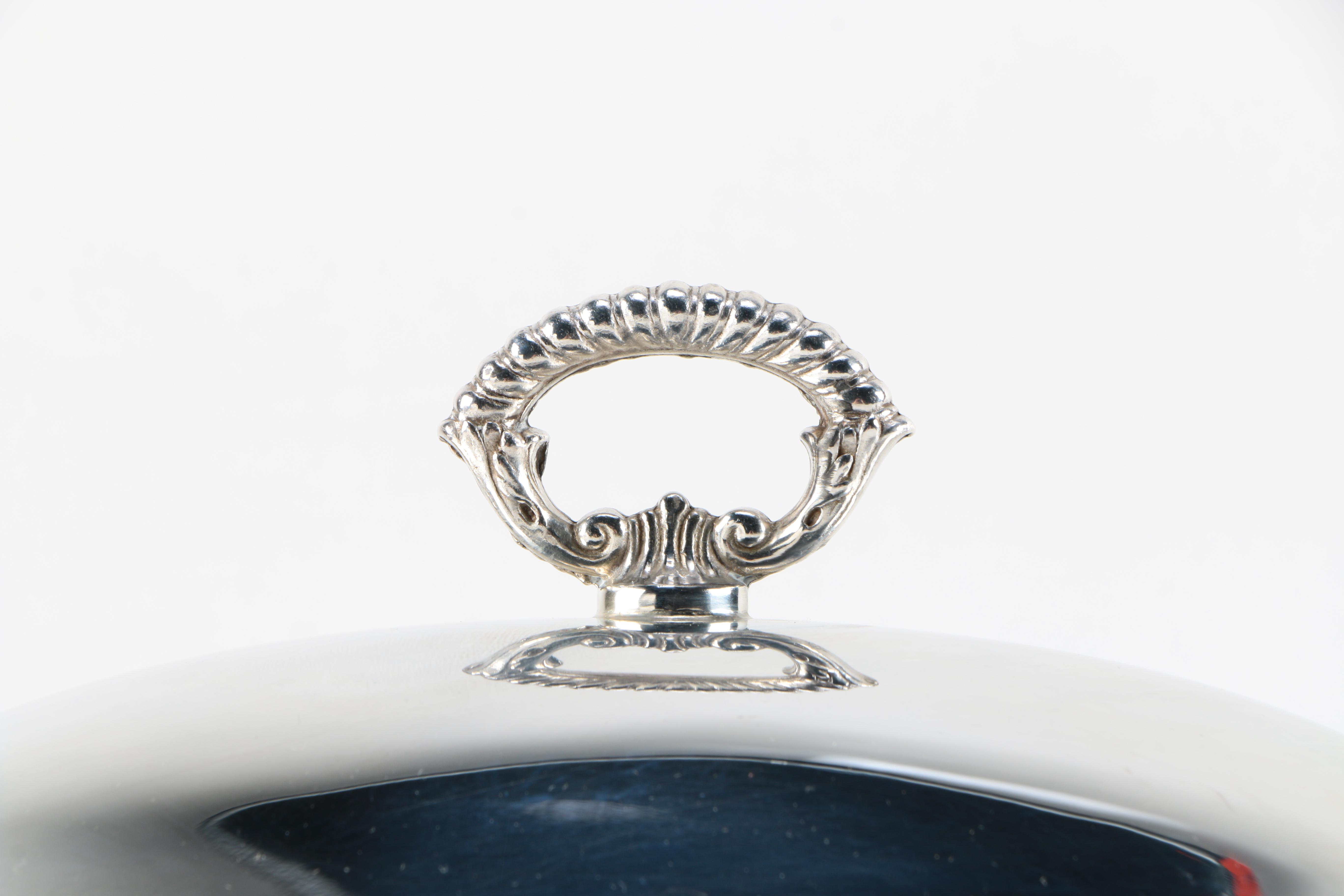 Wm. Rogers Silver Plate Covered Vegetable Dish and Other Silver Plate Items