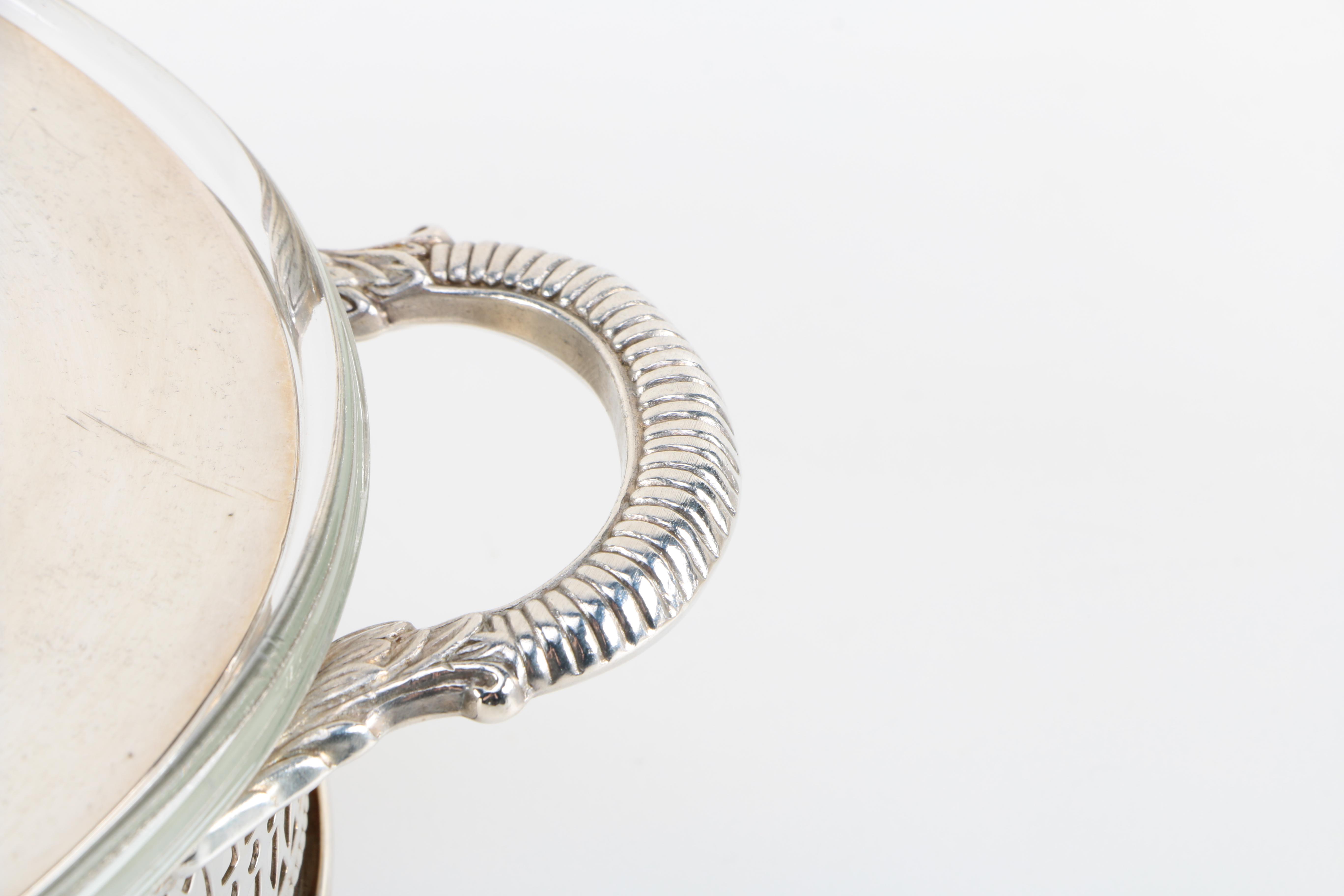 Wm. Rogers Silver Plate Covered Vegetable Dish and Other Silver Plate Items