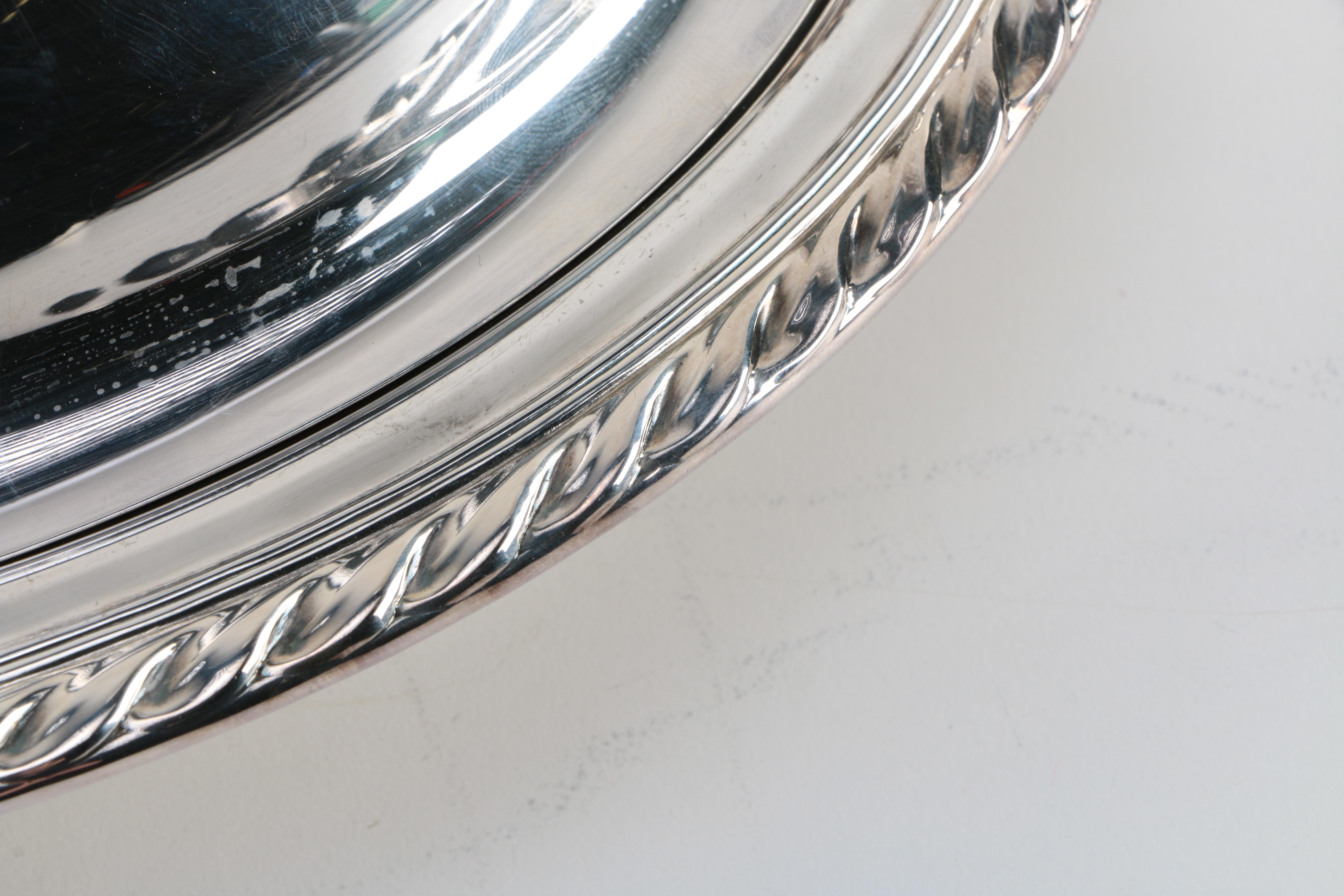 Wm. Rogers Silver Plate Covered Vegetable Dish and Other Silver Plate Items