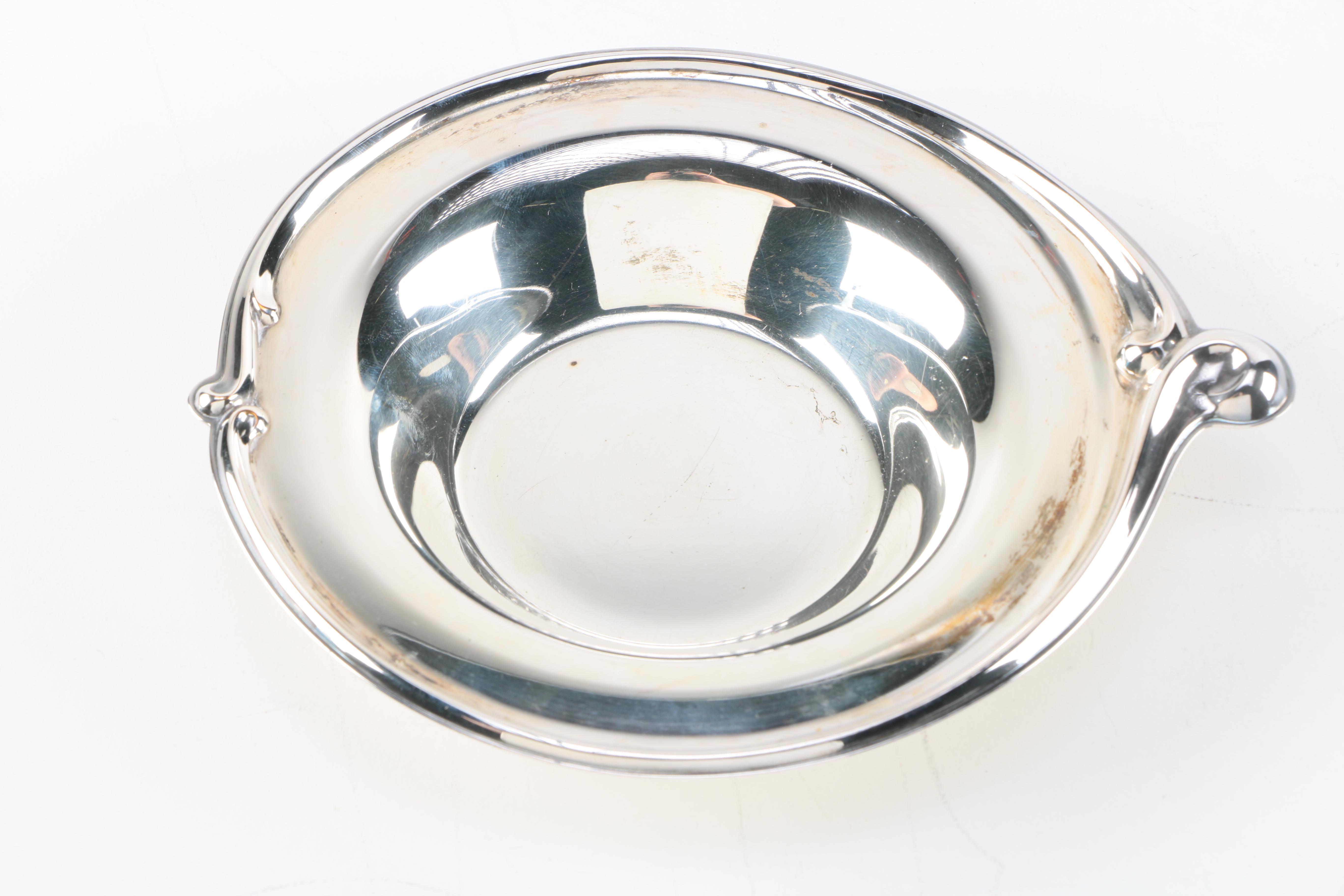 Wm. Rogers Silver Plate Covered Vegetable Dish and Other Silver Plate Items