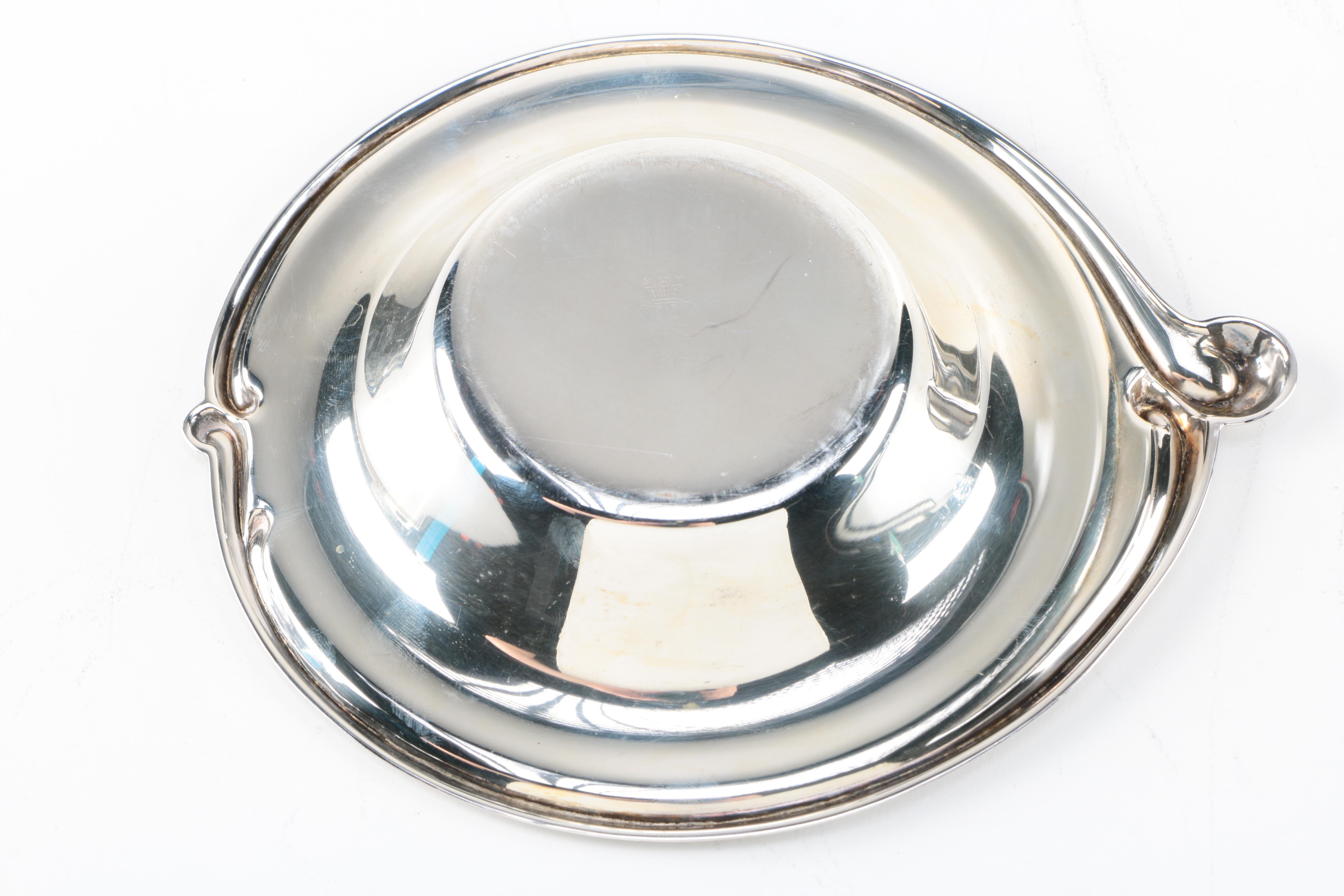 Wm. Rogers Silver Plate Covered Vegetable Dish and Other Silver Plate Items