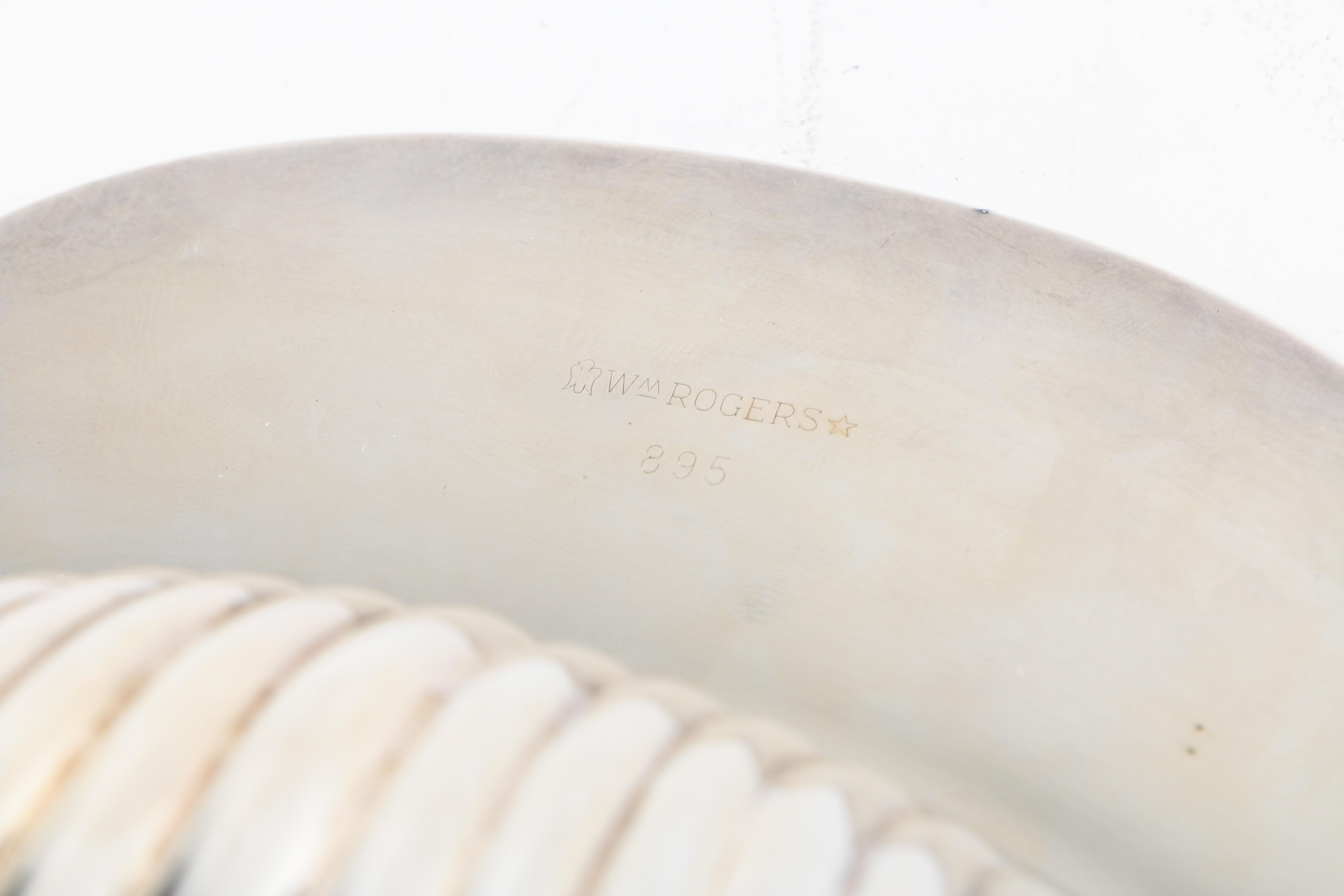 Wm. Rogers Silver Plate Covered Vegetable Dish and Other Silver Plate Items