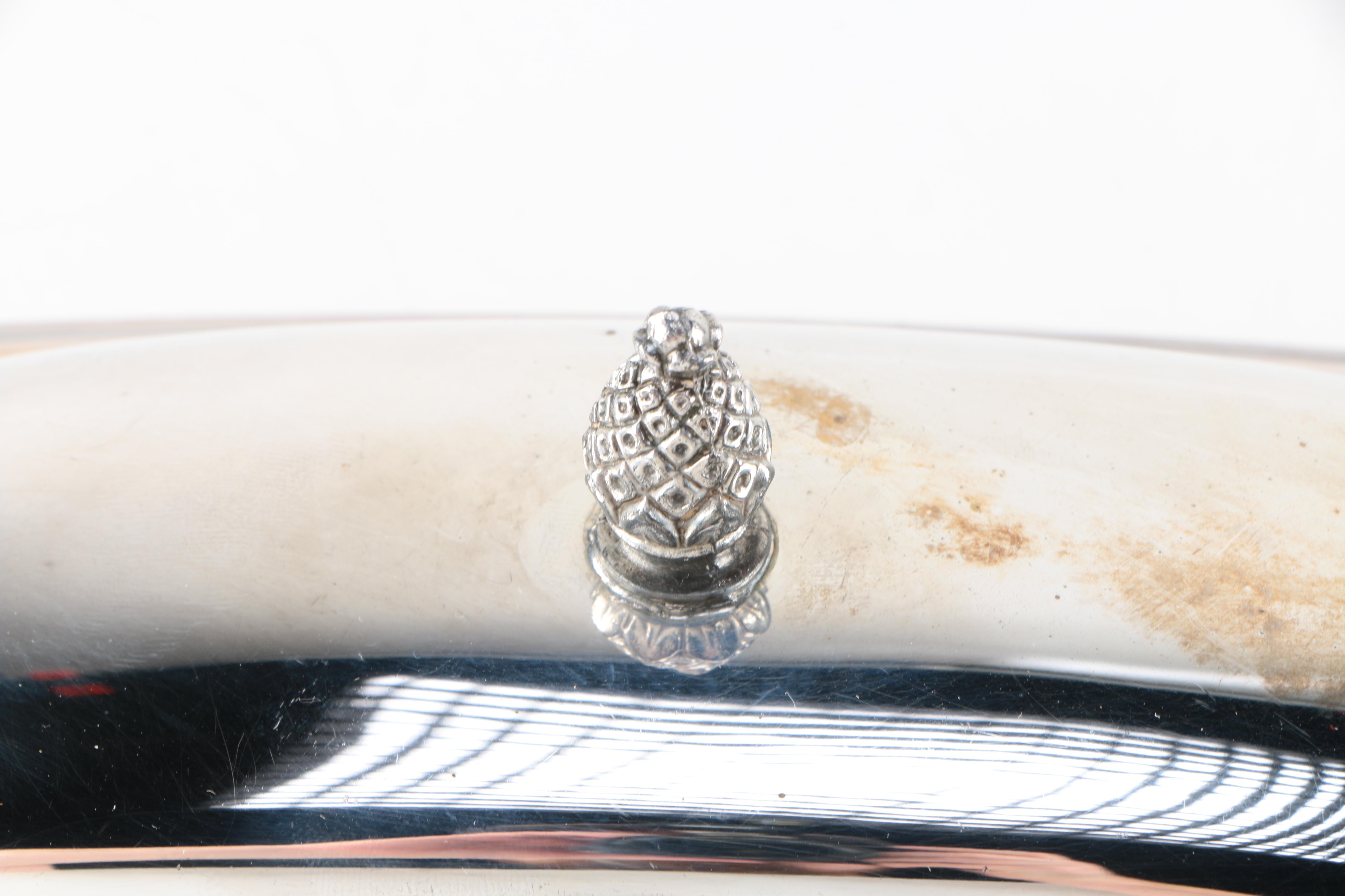 Wm. Rogers Silver Plate Covered Vegetable Dish and Other Silver Plate Items