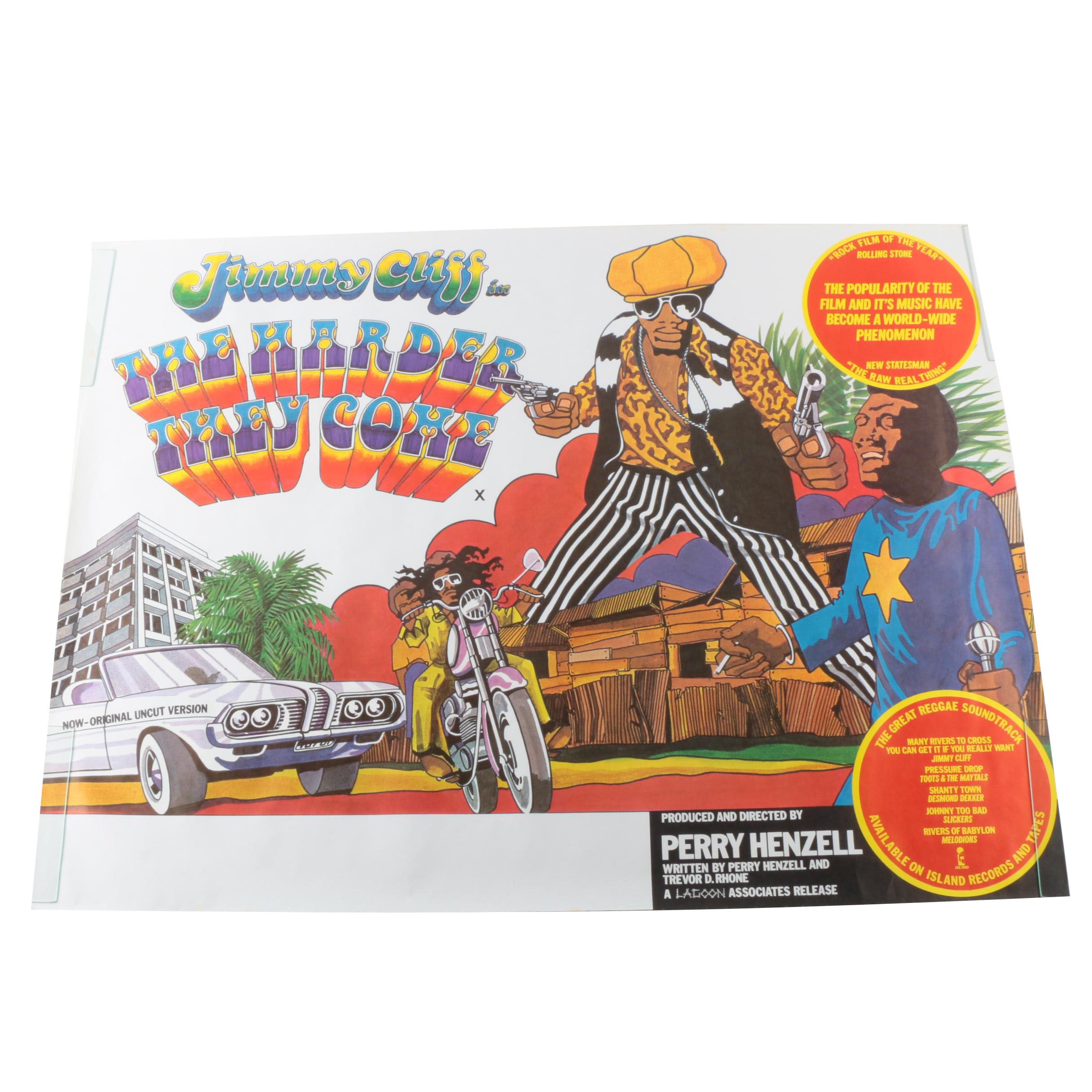 Offset Lithograph Poster "The Harder They Come"